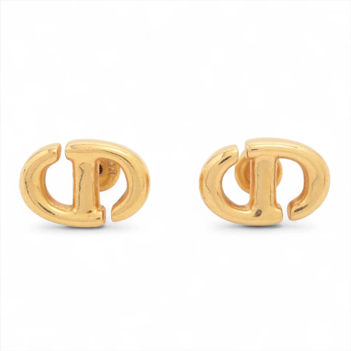CD Navy earrings (for both ears) GP Gold