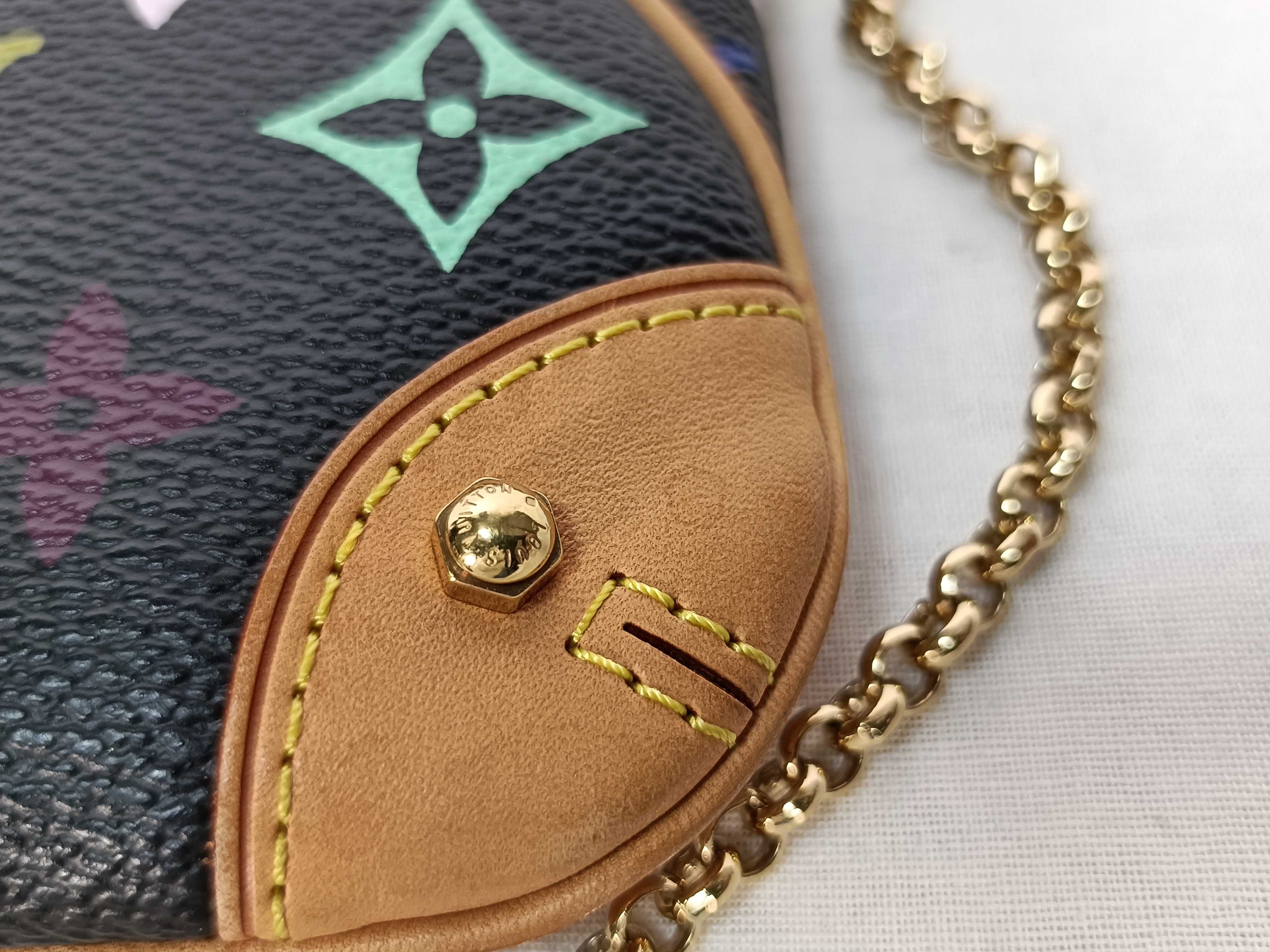 A. Pochette Mira MM Mini Pouch Multicolor Black Pouch — view 15