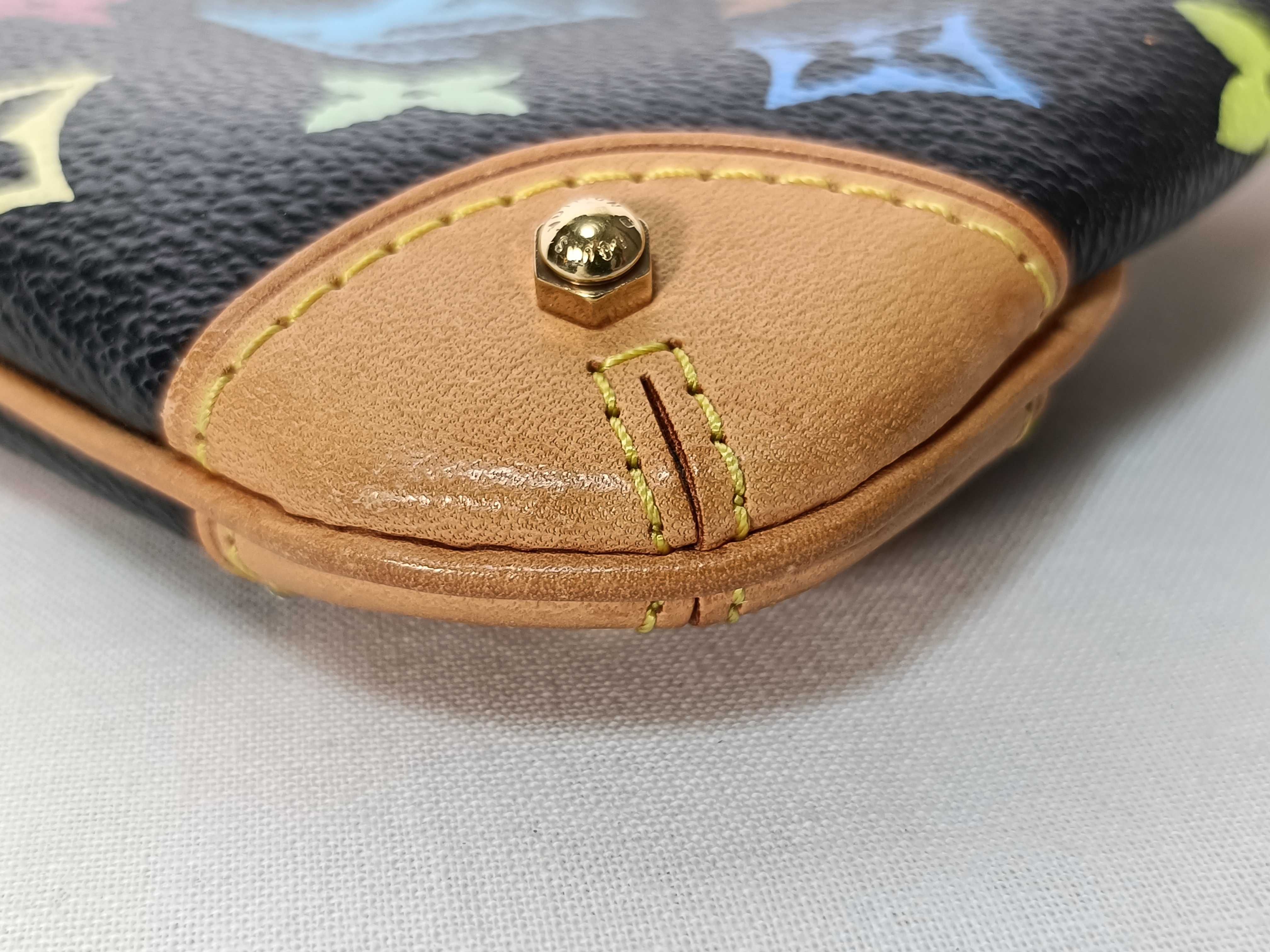 A. Pochette Mira MM Mini Pouch Multicolor Black Pouch — view 4