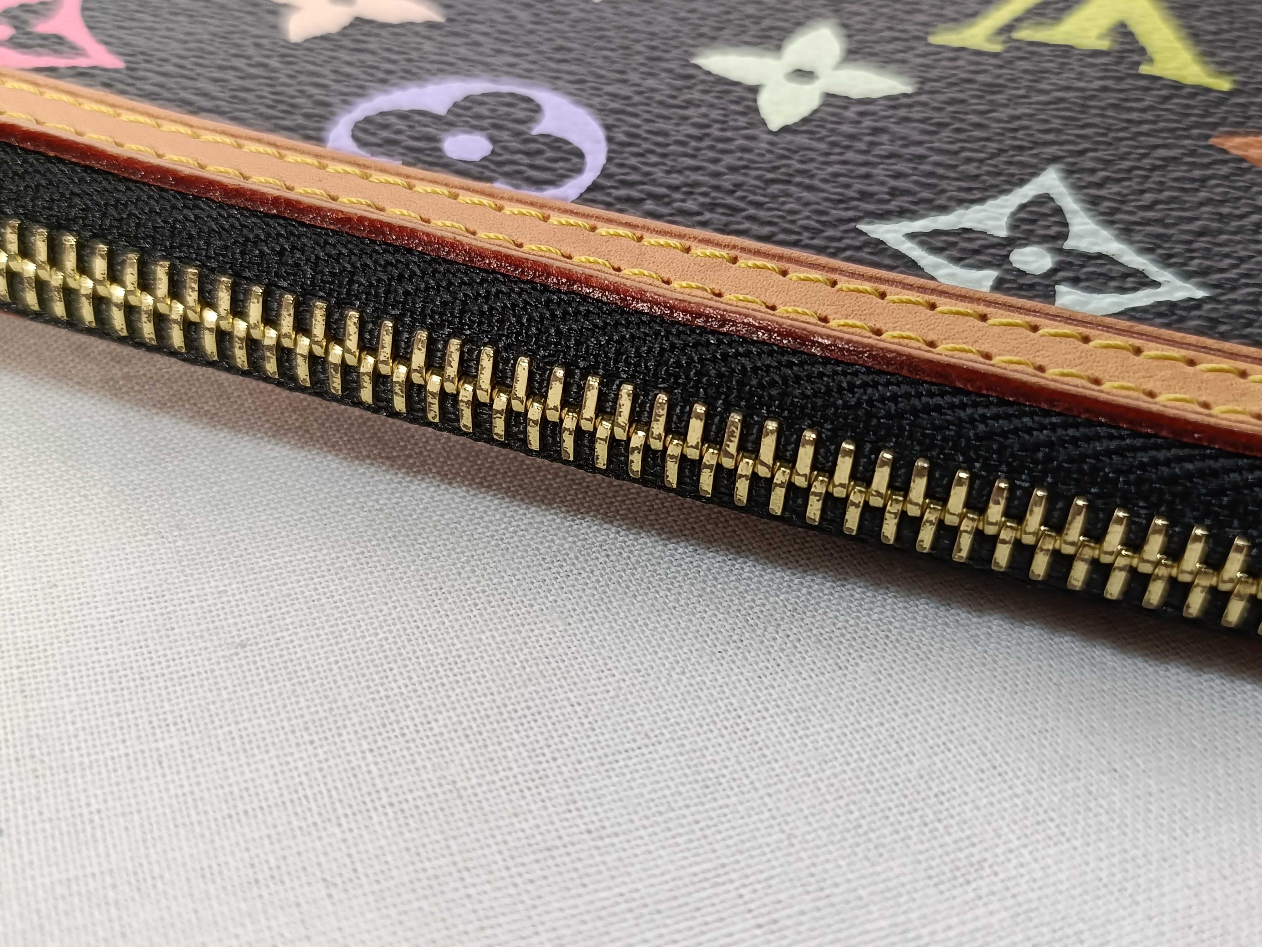 A. Pochette Mira MM Mini Pouch Multicolor Black Pouch — view 7