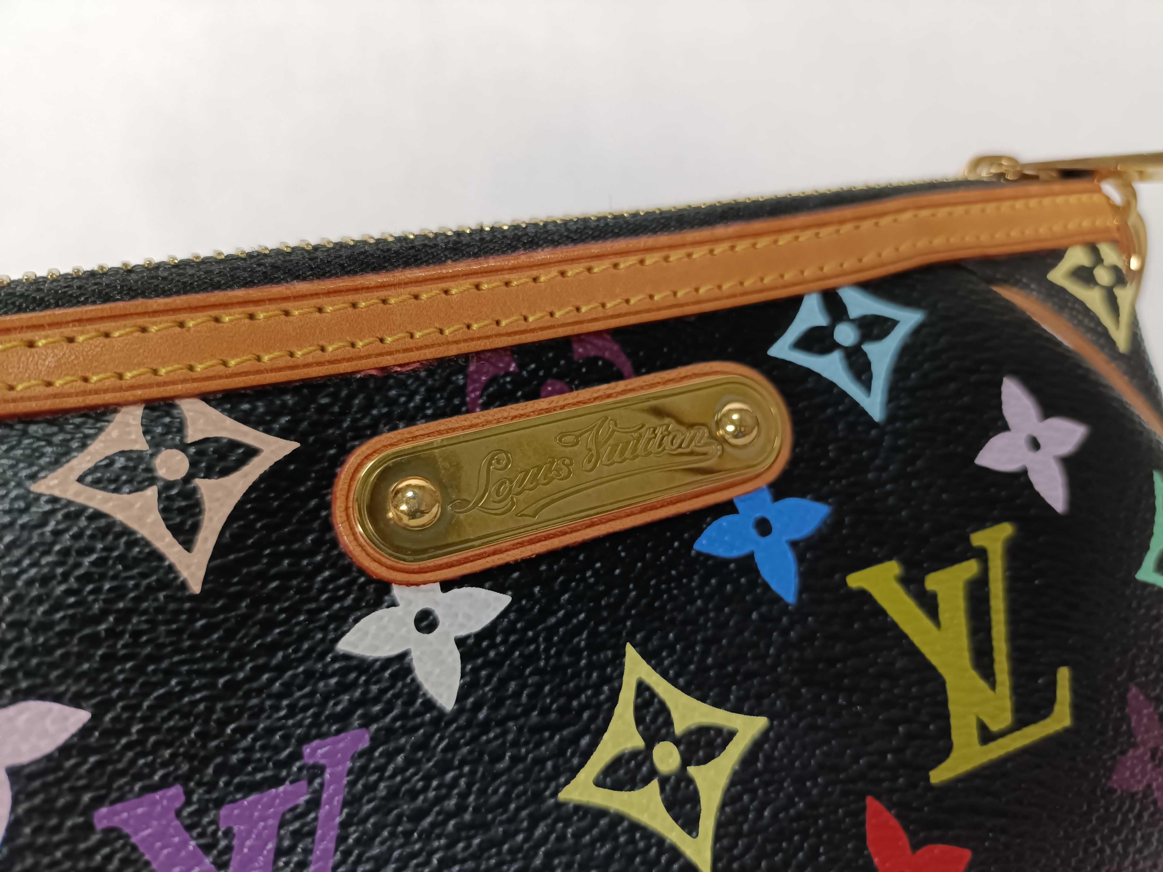 A. Pochette Mira MM Mini Pouch Multicolor Black Pouch — view 9
