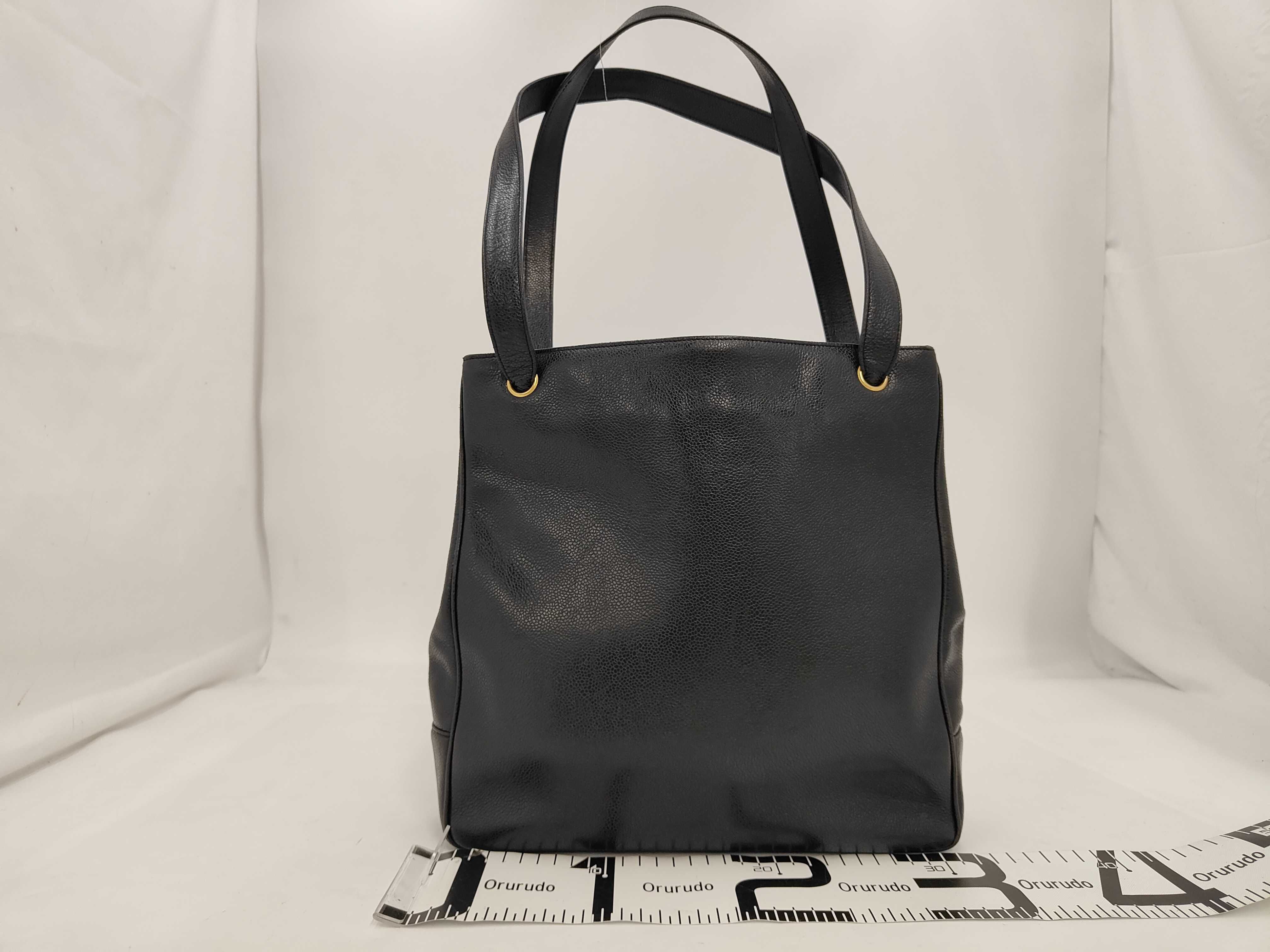 Coco Mark Tote Bag Caviar Leather Tote Bag — view 2