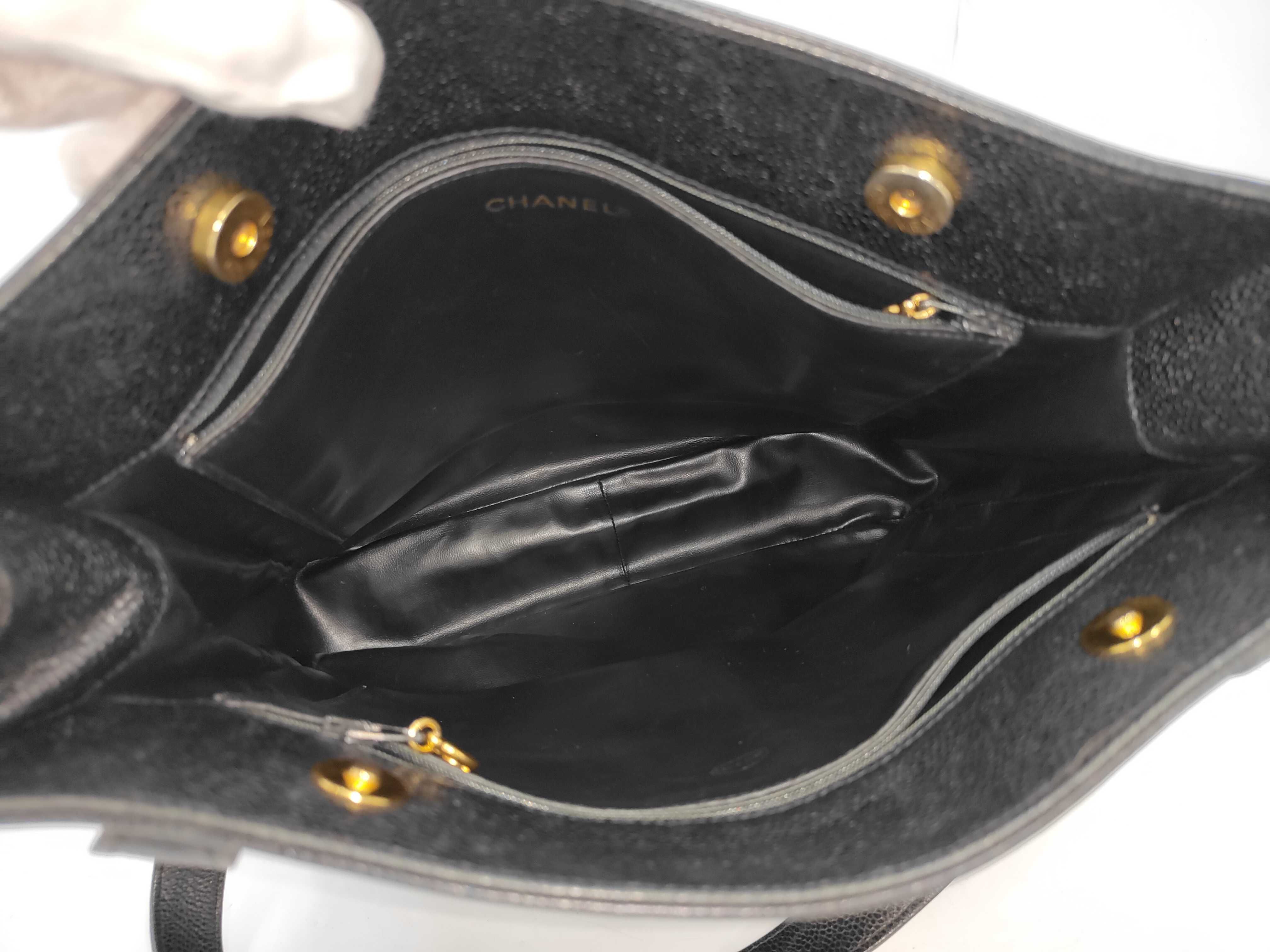 Coco Mark Tote Bag Caviar Leather Tote Bag — view 8