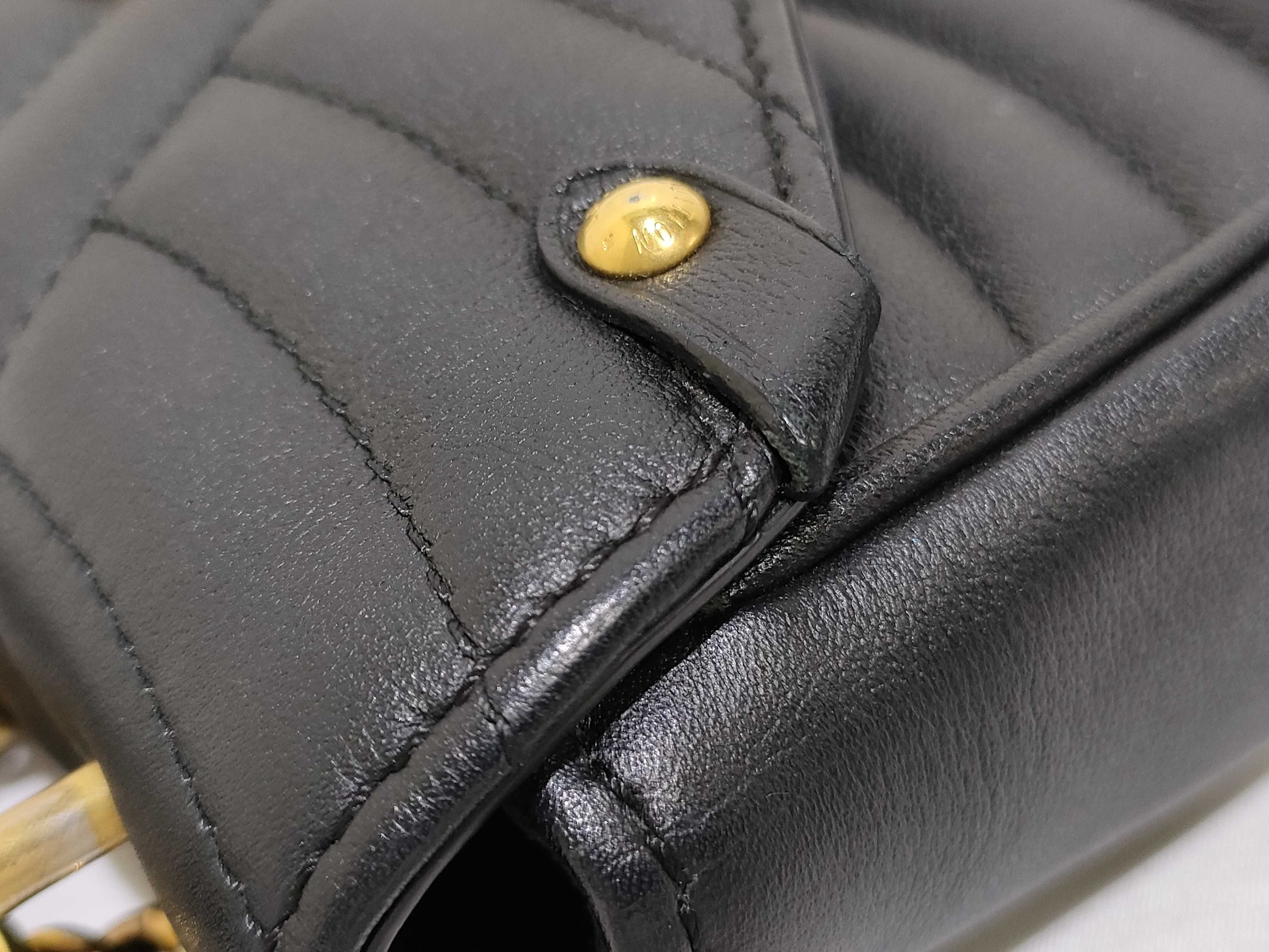 LV Calfskin Black Chain Shoulder Bag — view 14