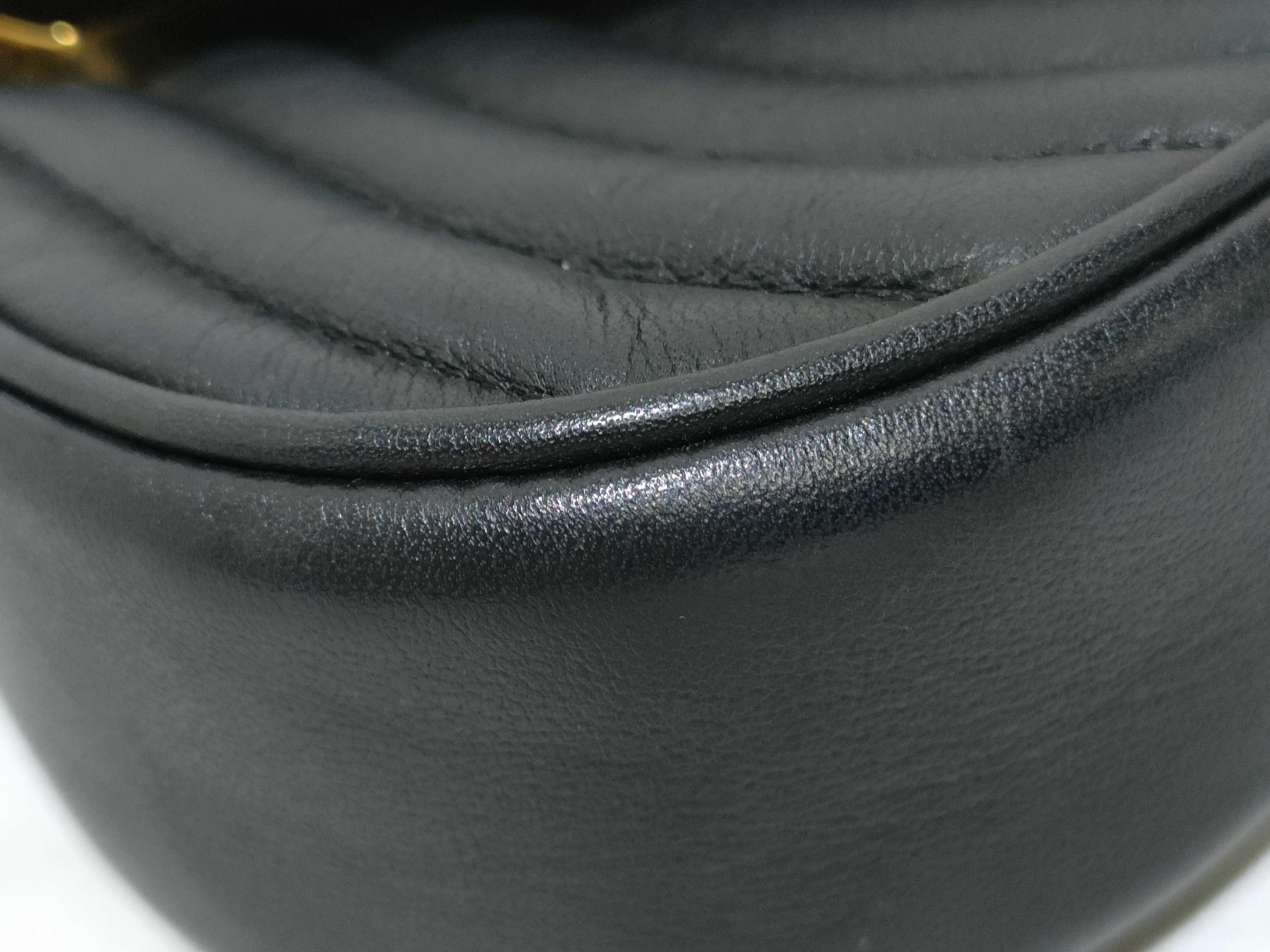LV Calfskin Black Chain Shoulder Bag — view 6
