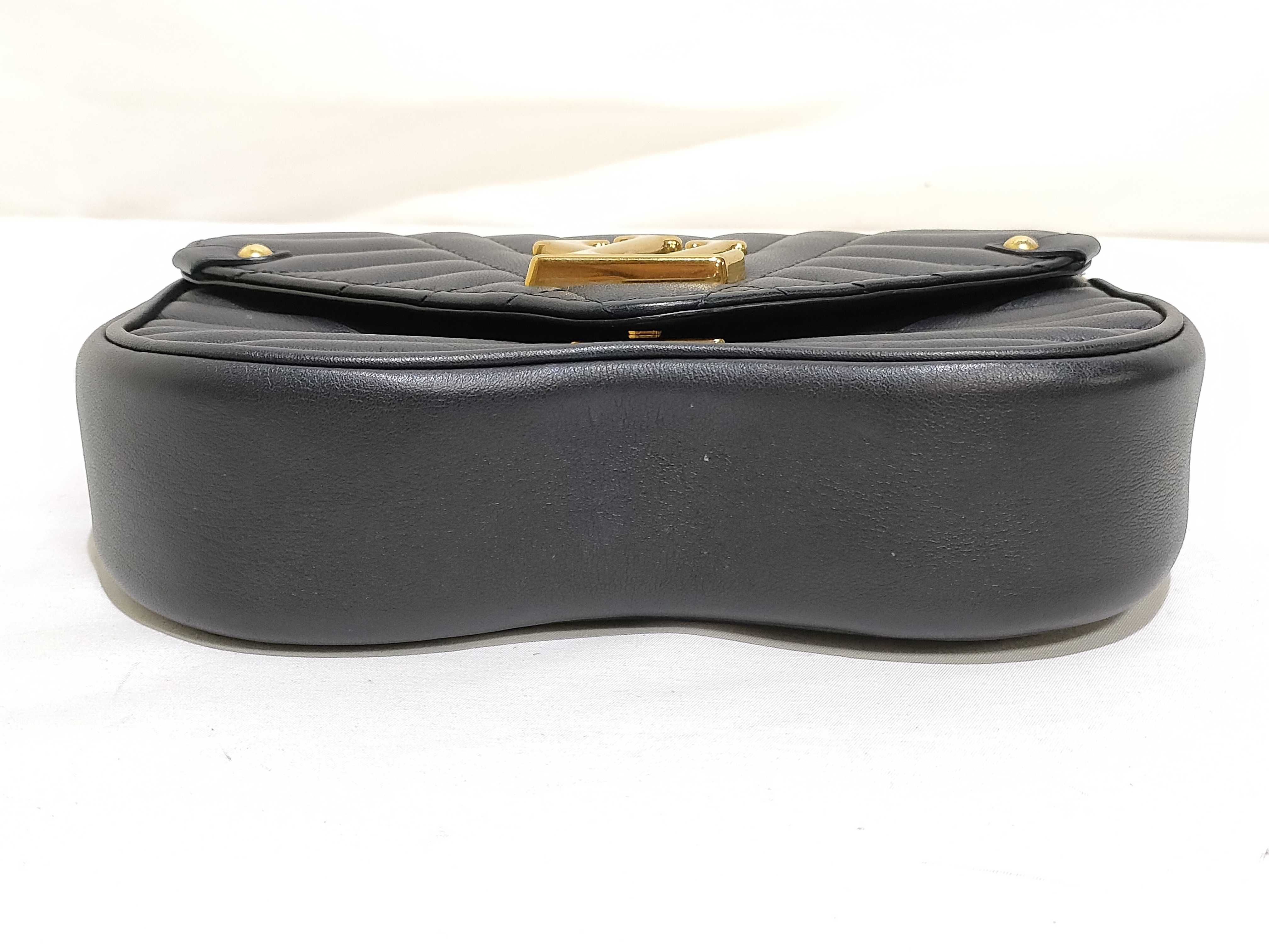 LV Calfskin Black Chain Shoulder Bag — view 7
