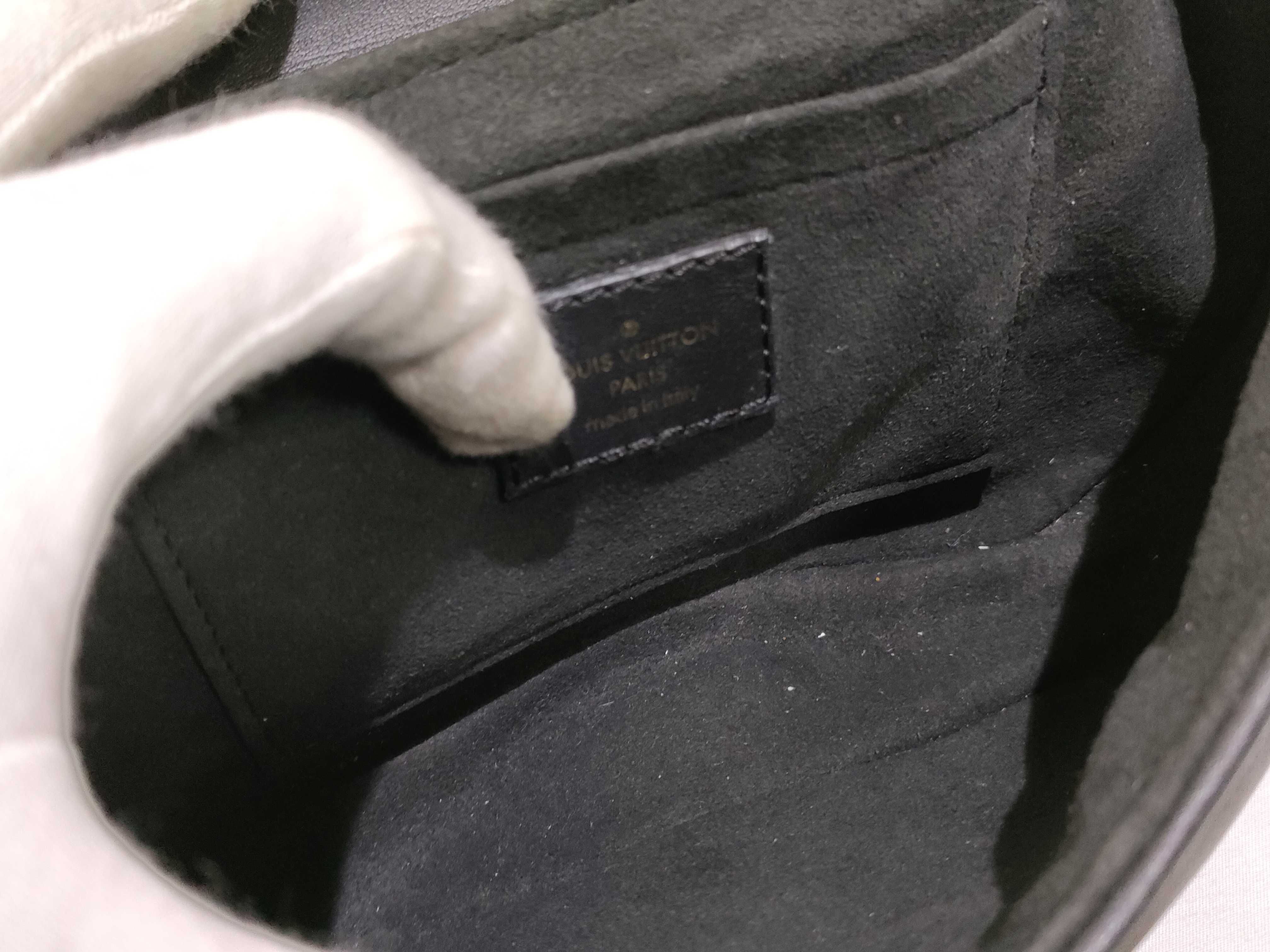 LV Calfskin Black Chain Shoulder Bag — view 8