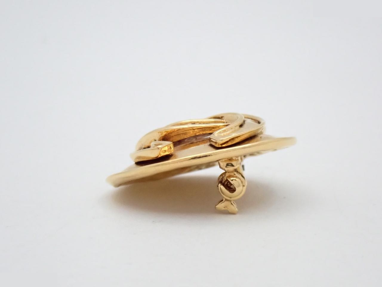 Brooch, Coco Mark, Gold — view 3