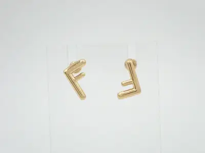 Logo earrings
