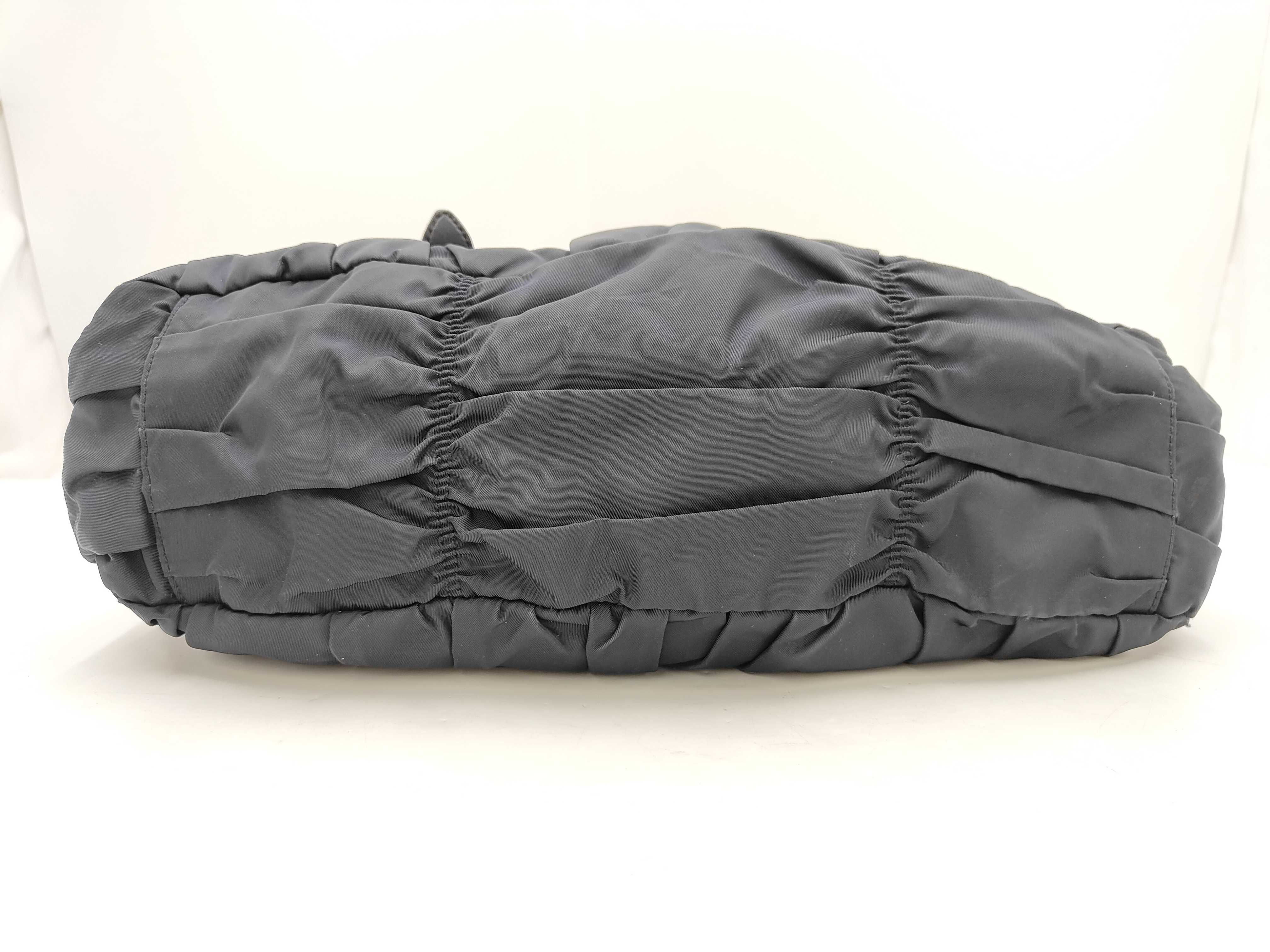 Nylon Gaufre 2WAY Navy BN1336 Handbag — view 9