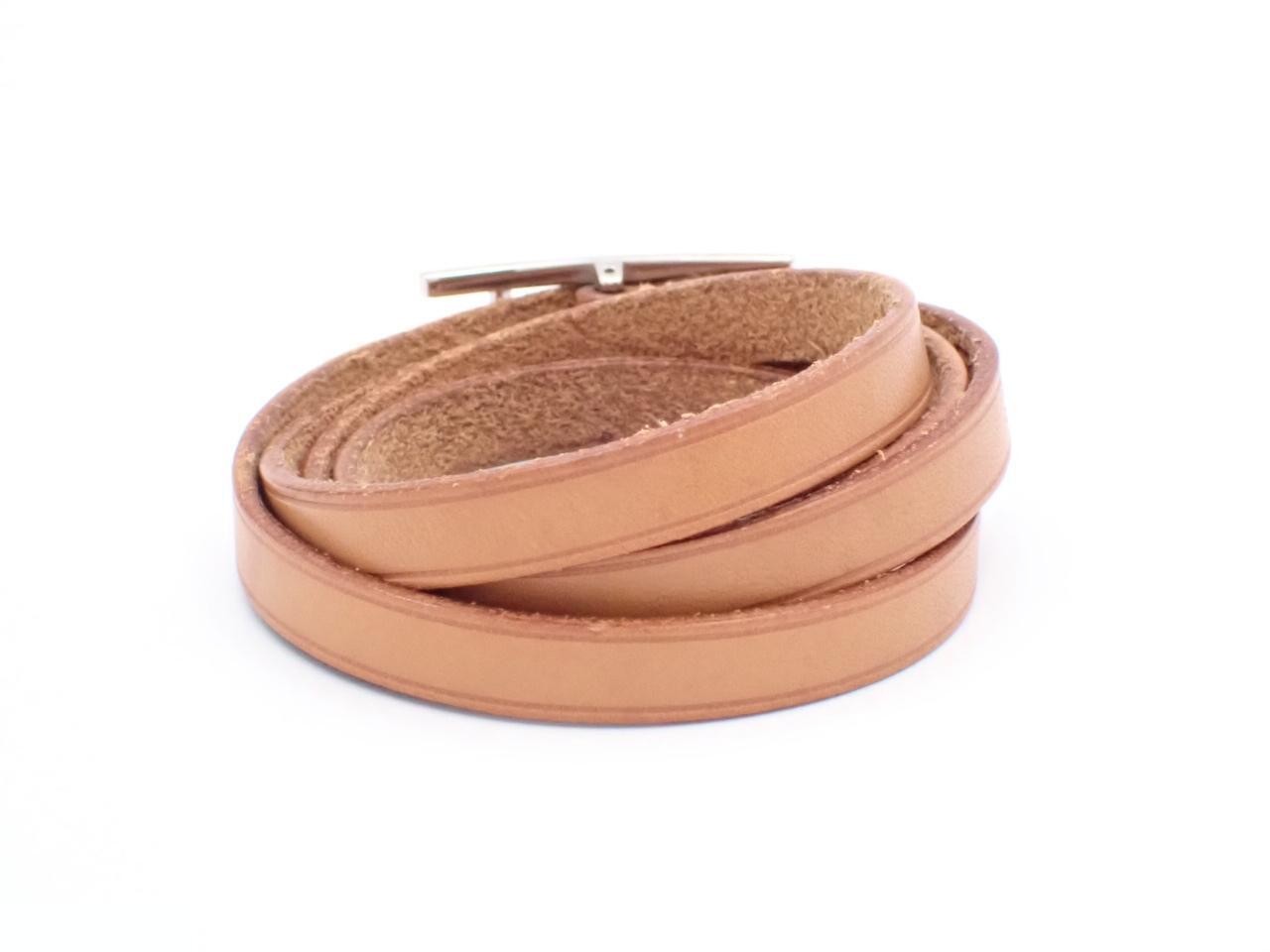 Api Leather Bracelet Choker, Total Length Approx. 70cm — view 2