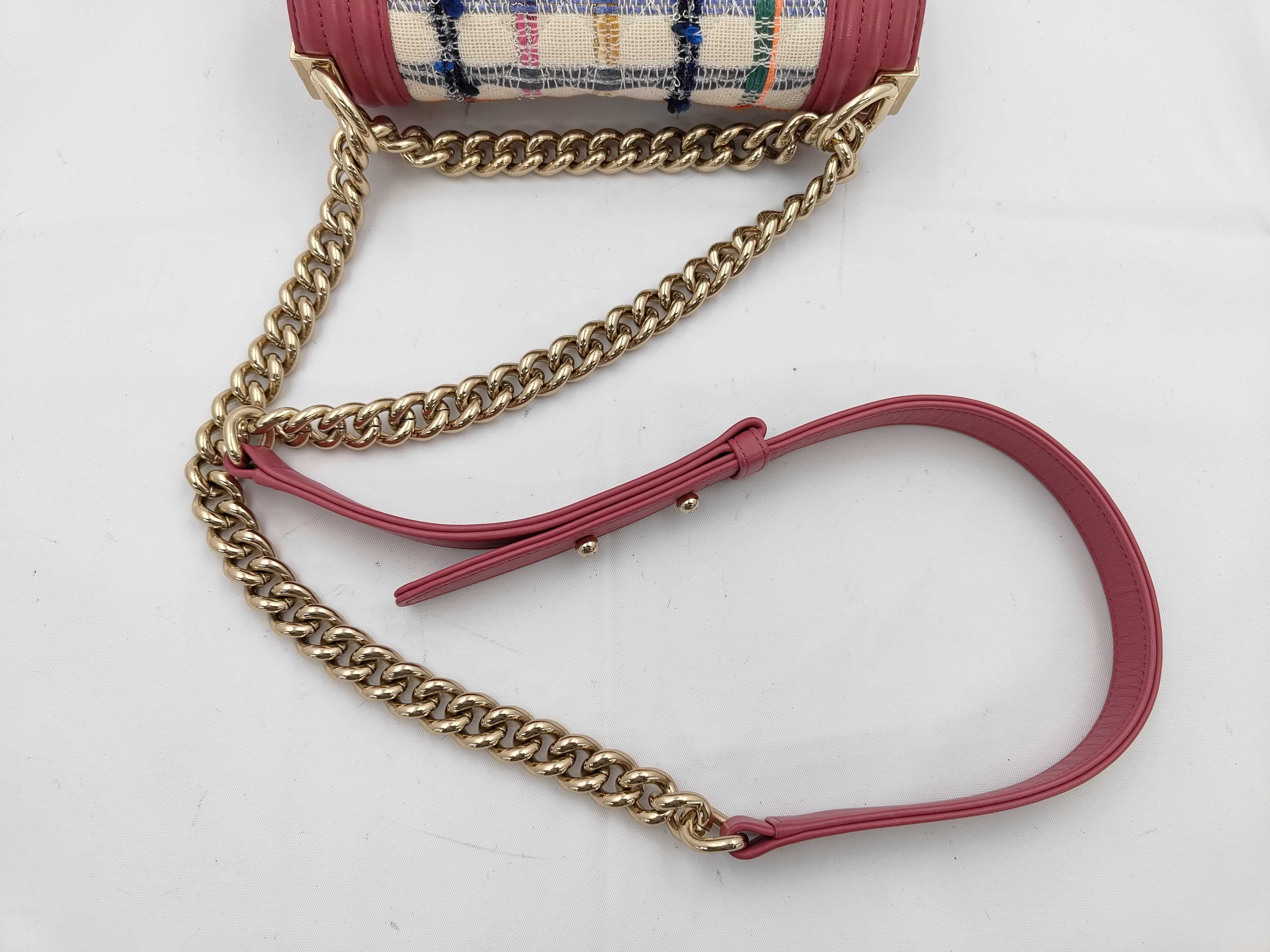 Shoulder Bag Pink Tweed Shoulder Bag — view 3
