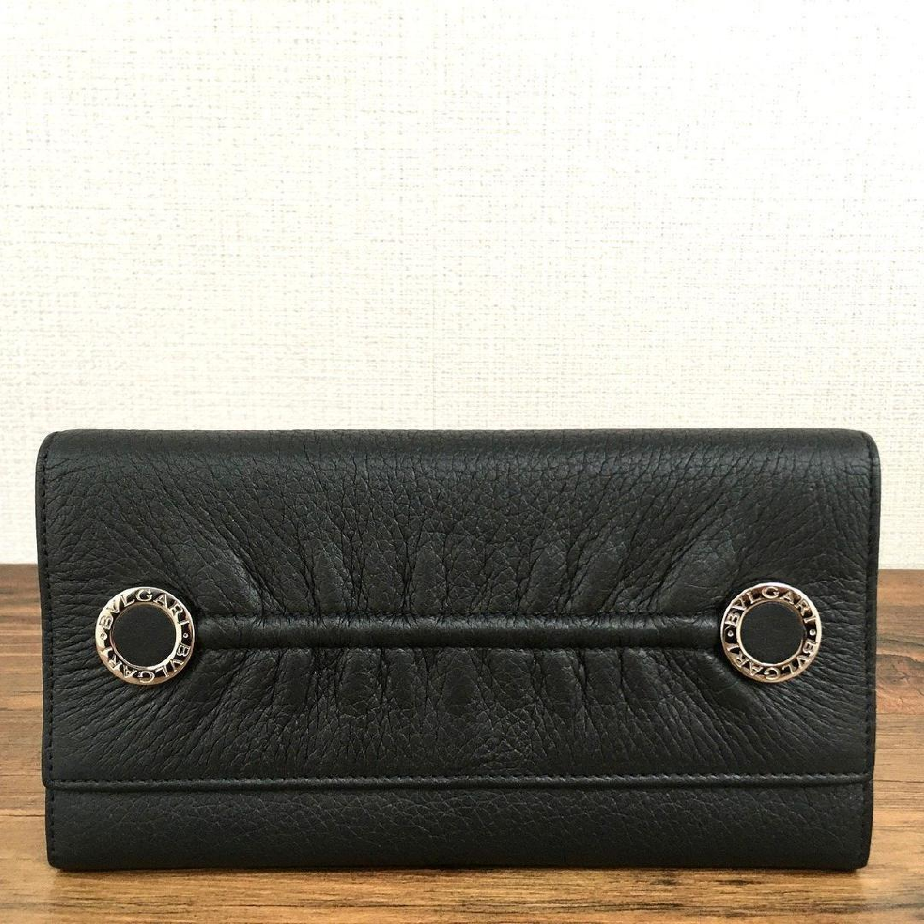Long Wallet, Black Lambskin
