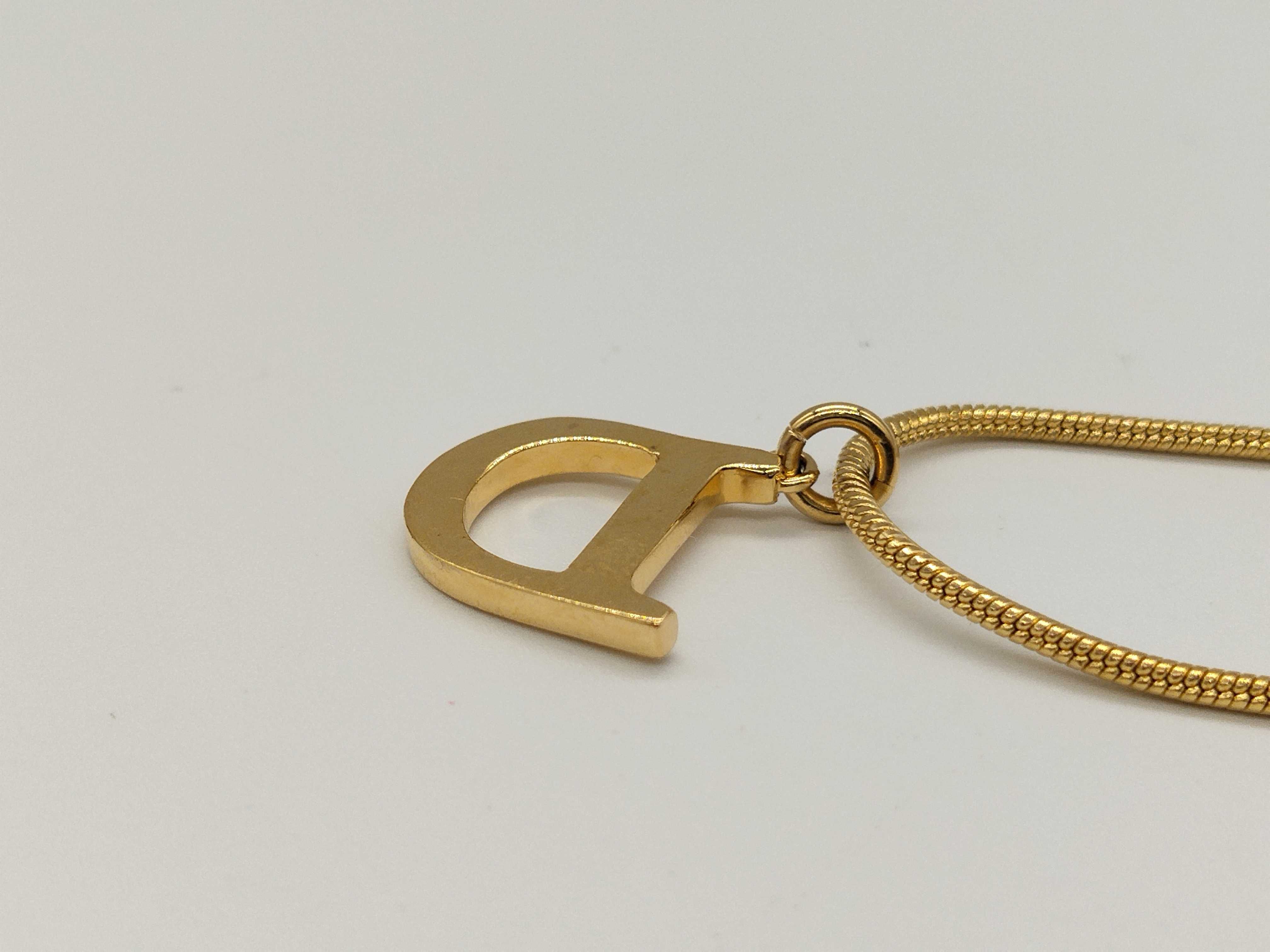 D-mark necklace — view 3