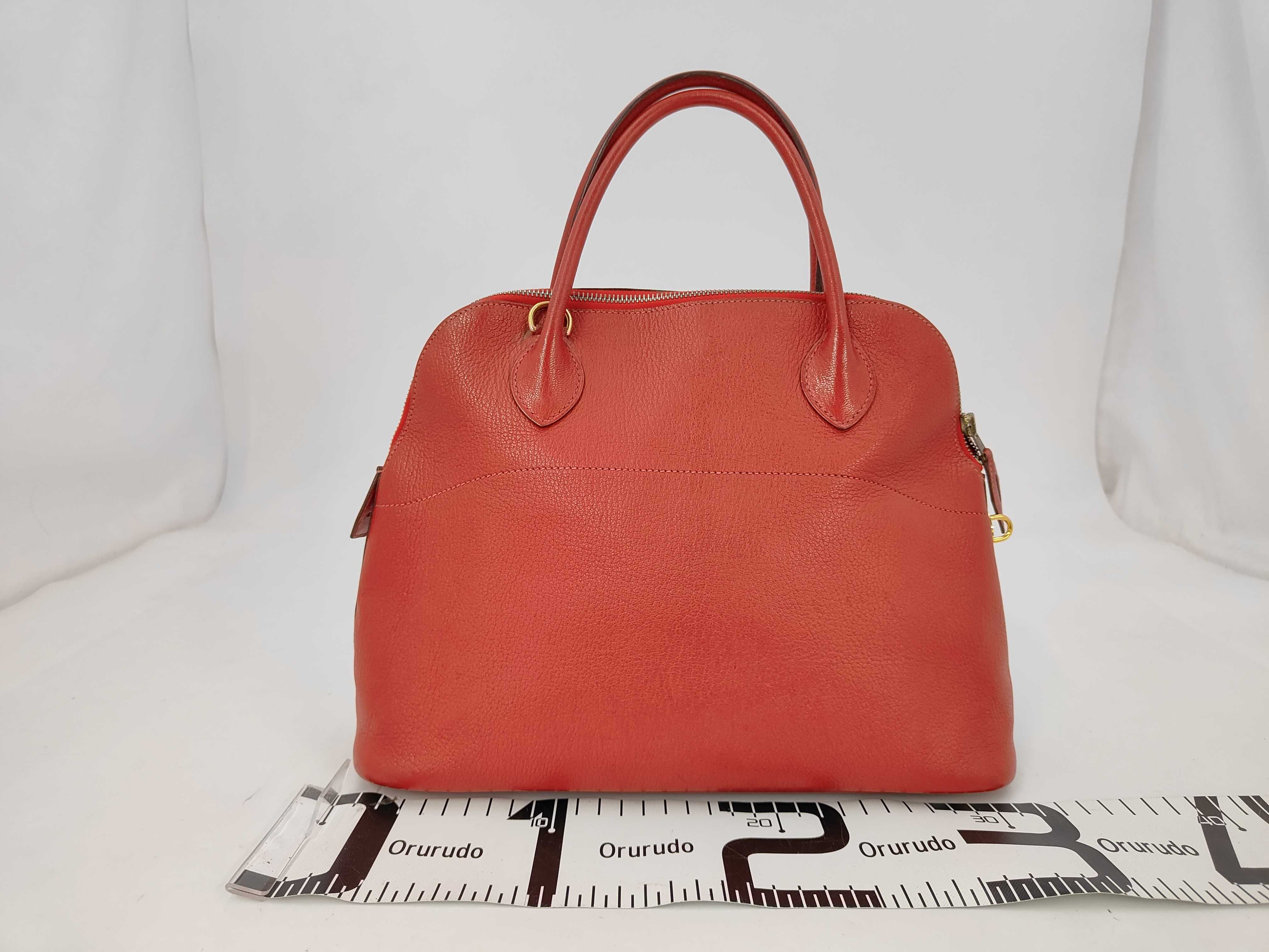 Bolide 31 Chevre Rouge Casaque K stamp GD hardware handbag — view 2
