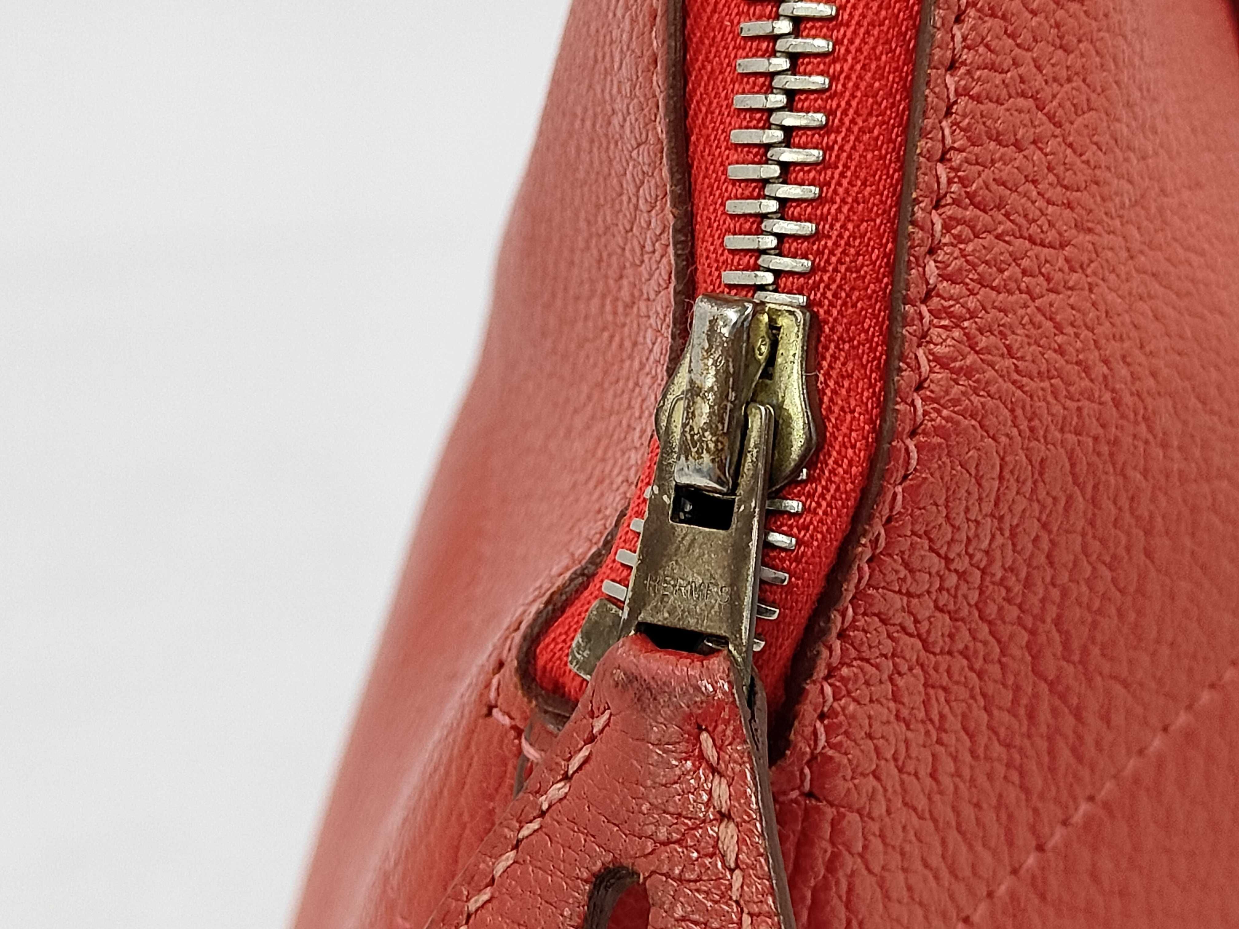 Bolide 31 Chevre Rouge Casaque K stamp GD hardware handbag — view 14