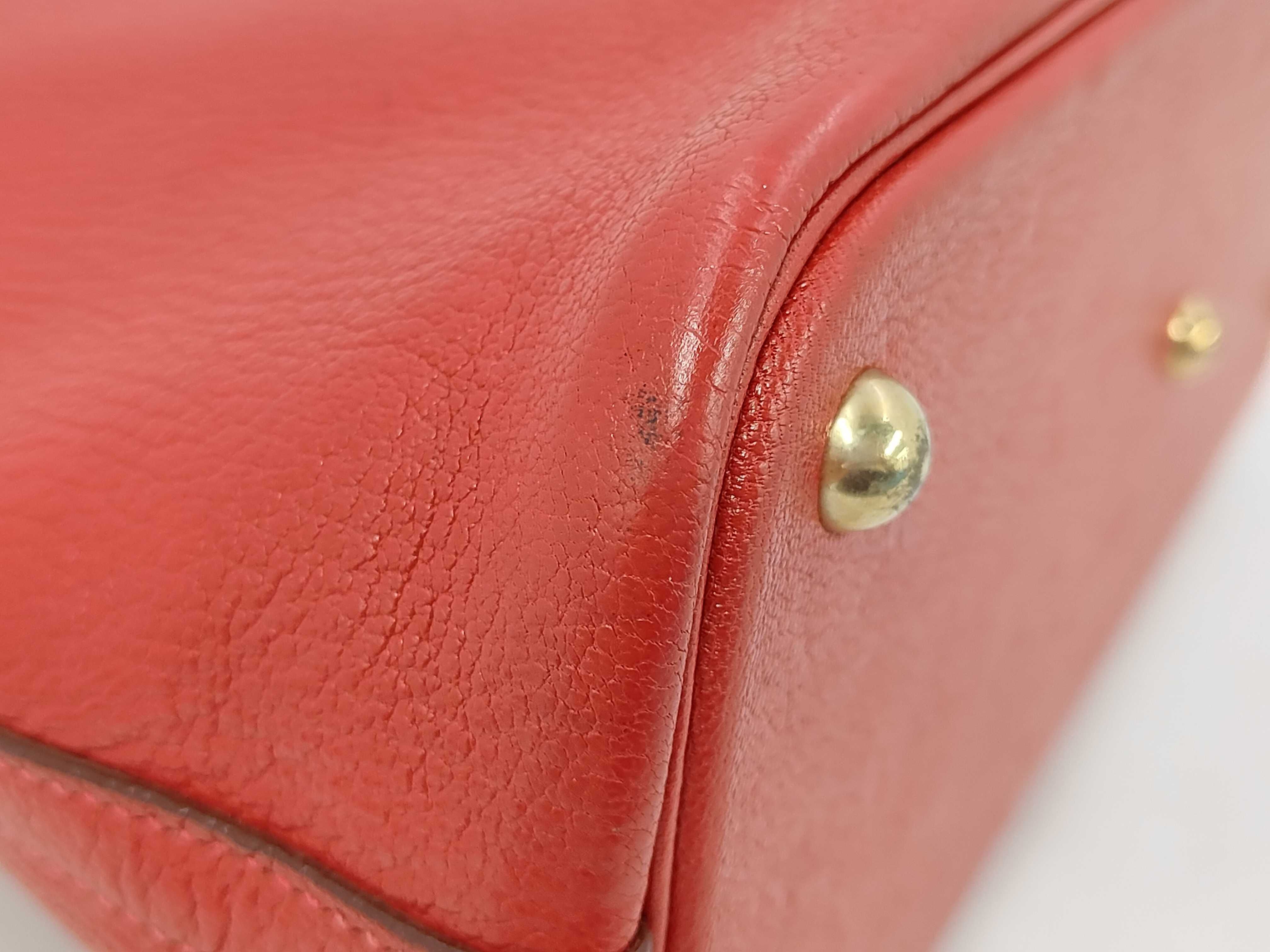 Bolide 31 Chevre Rouge Casaque K stamp GD hardware handbag — view 4