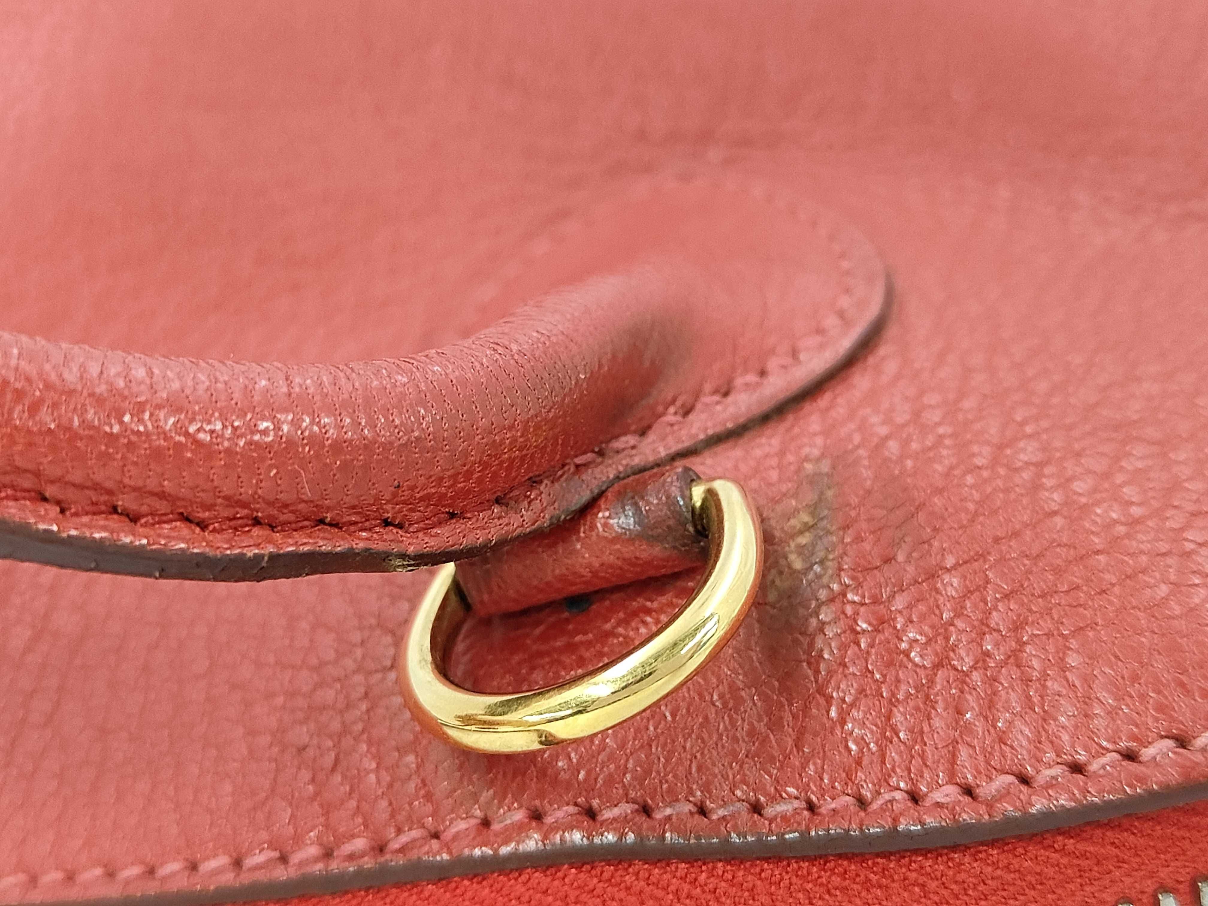 Bolide 31 Chevre Rouge Casaque K stamp GD hardware handbag — view 7