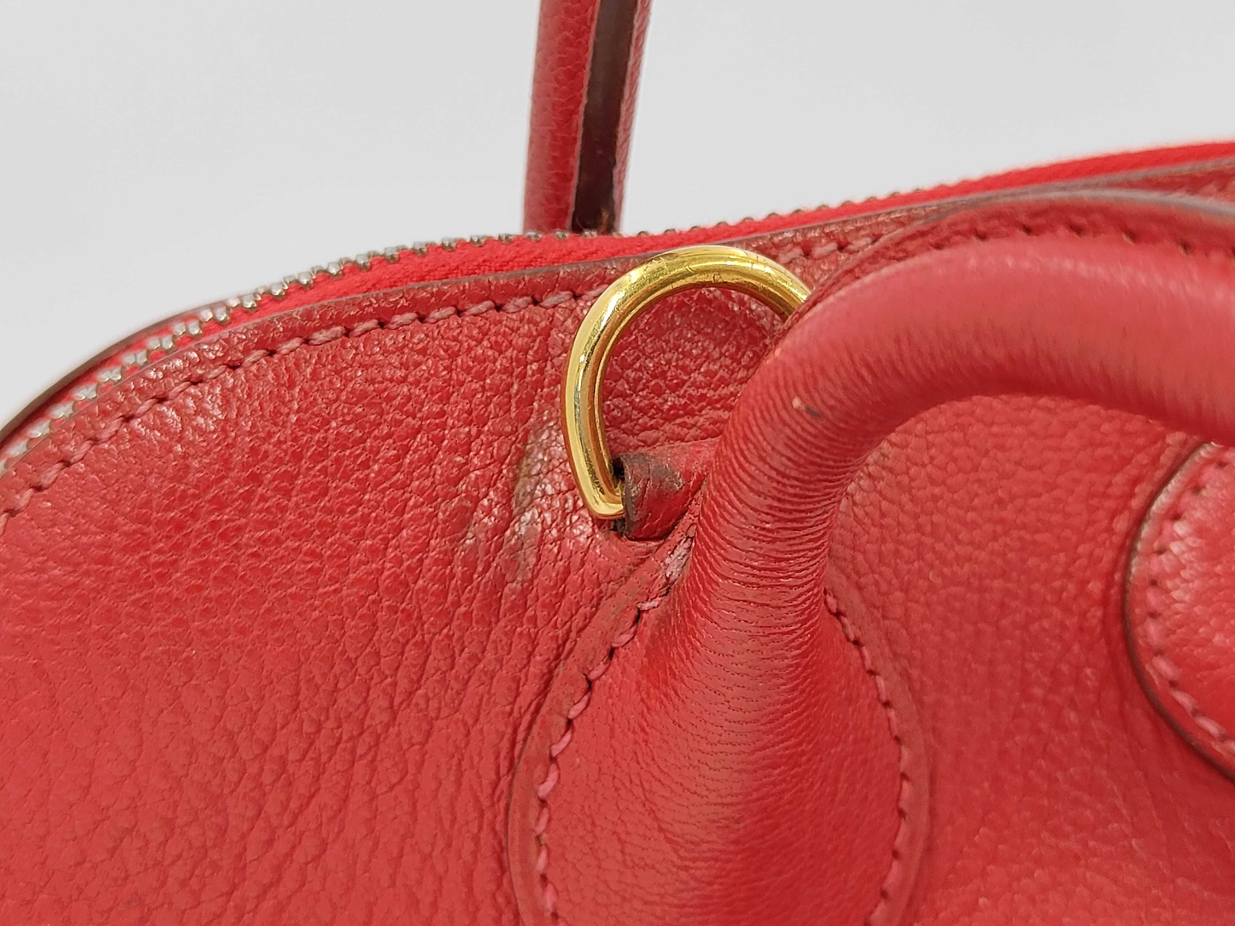 Bolide 31 Chevre Rouge Casaque K stamp GD hardware handbag — view 8
