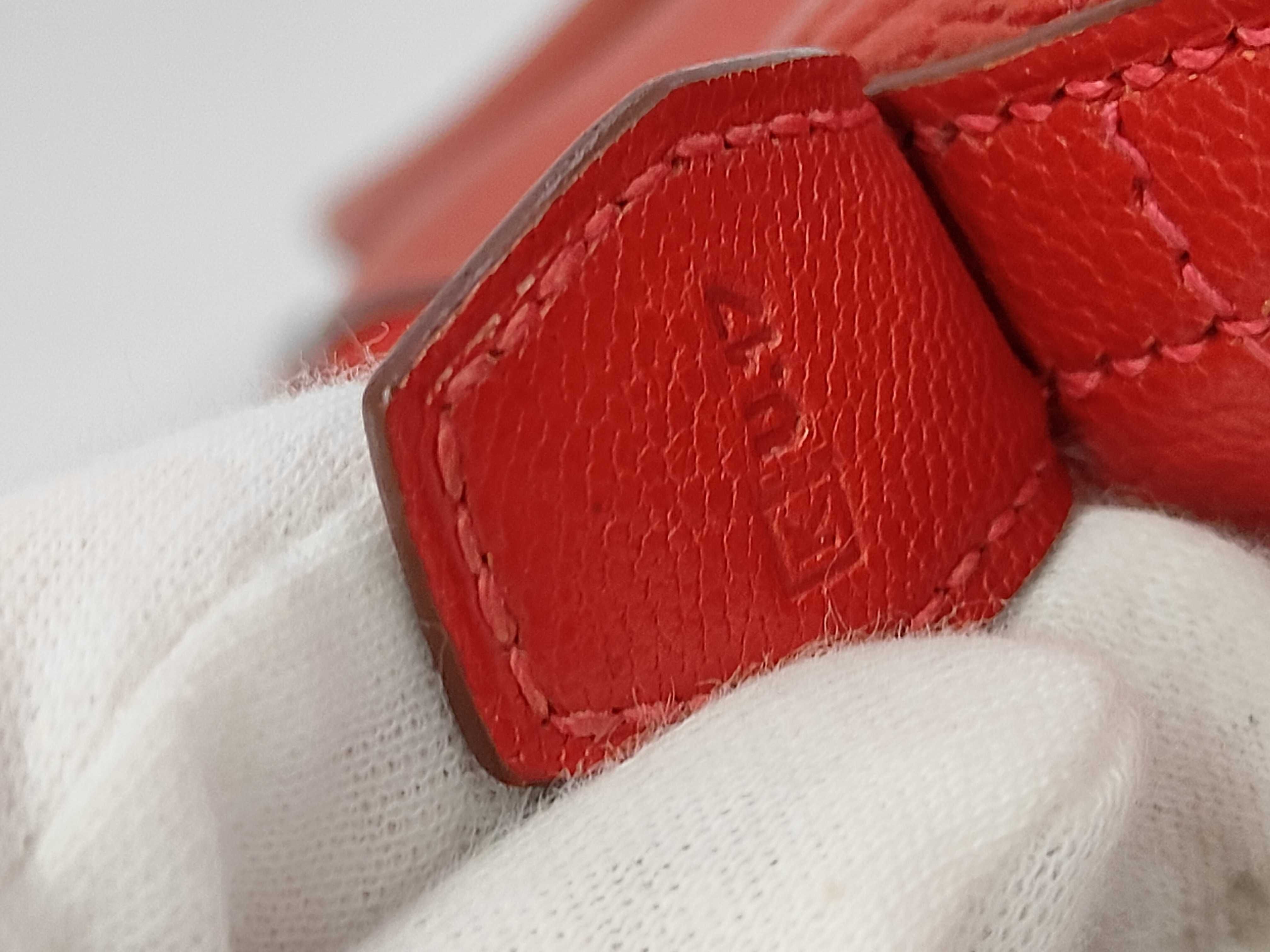 Bolide 31 Chevre Rouge Casaque K stamp GD hardware handbag — view 9
