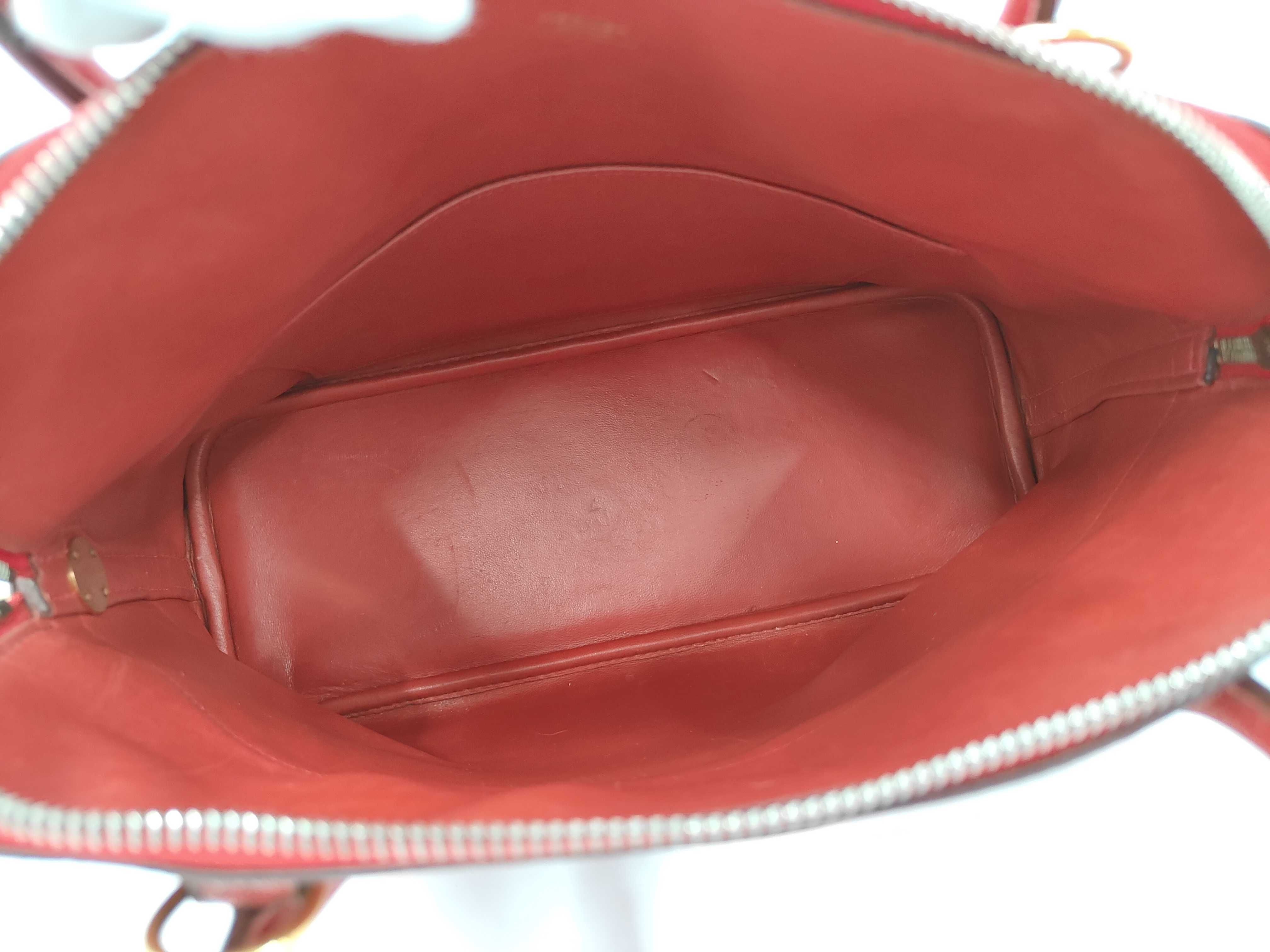 Bolide 31 Chevre Rouge Casaque K stamp GD hardware handbag — view 10