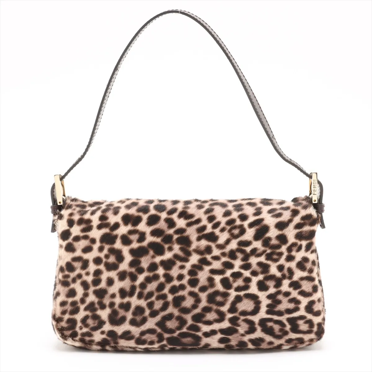 Mamma Bucket Haraco x Leather Shoulder Bag Leopard 8BR600 — view 2