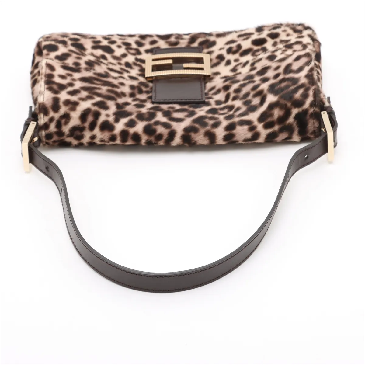 Mamma Bucket Haraco x Leather Shoulder Bag Leopard 8BR600 — view 5