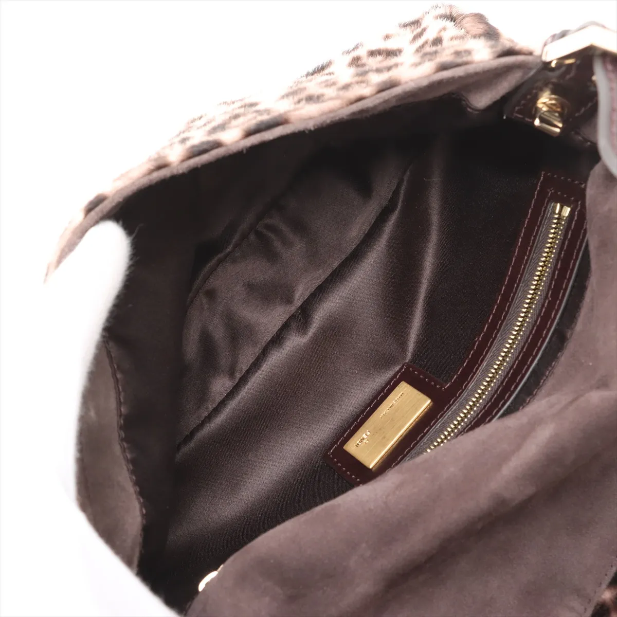 Mamma Bucket Haraco x Leather Shoulder Bag Leopard 8BR600 — view 7