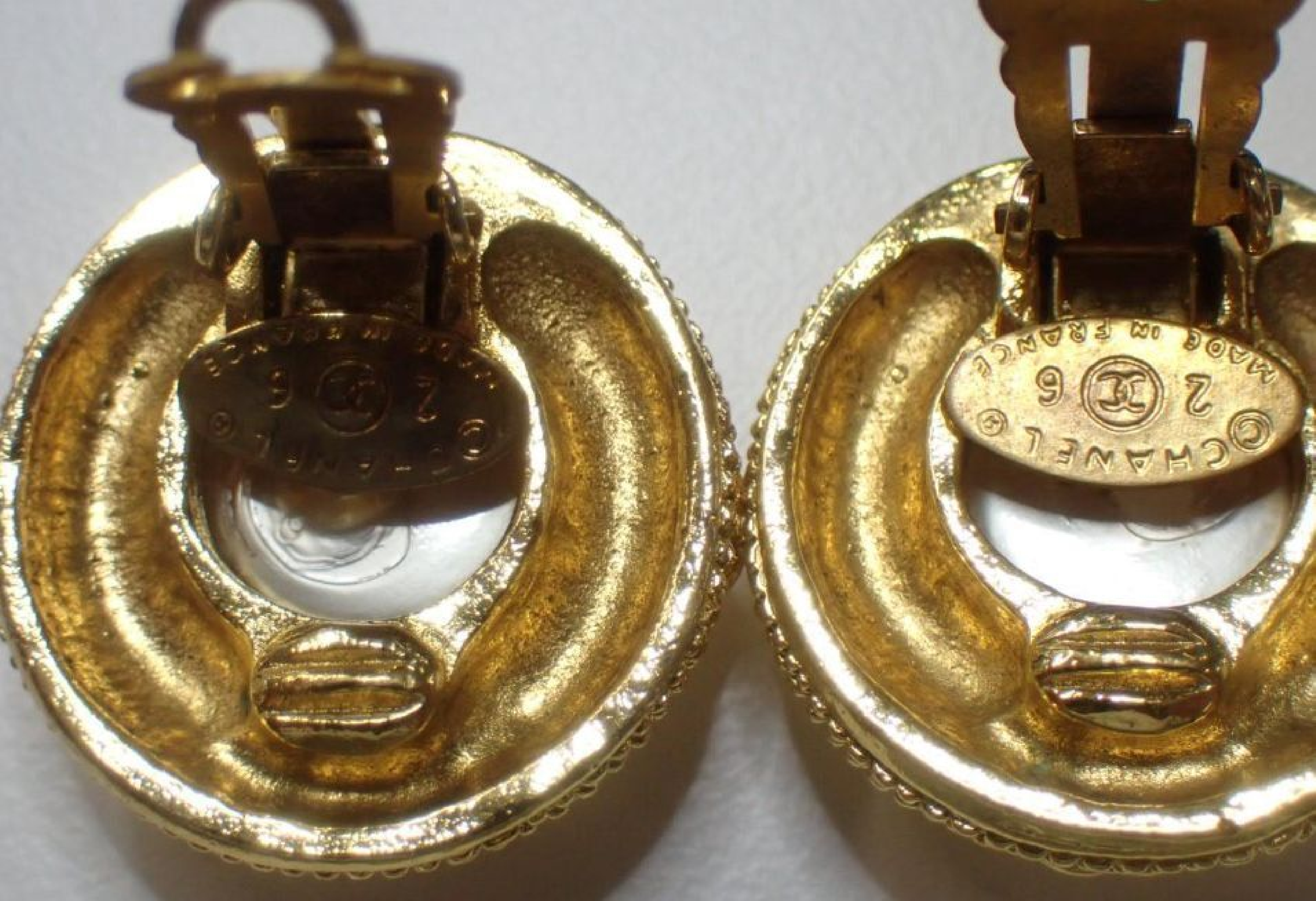Coco Mark Gold Earrings (with comments) — view 4