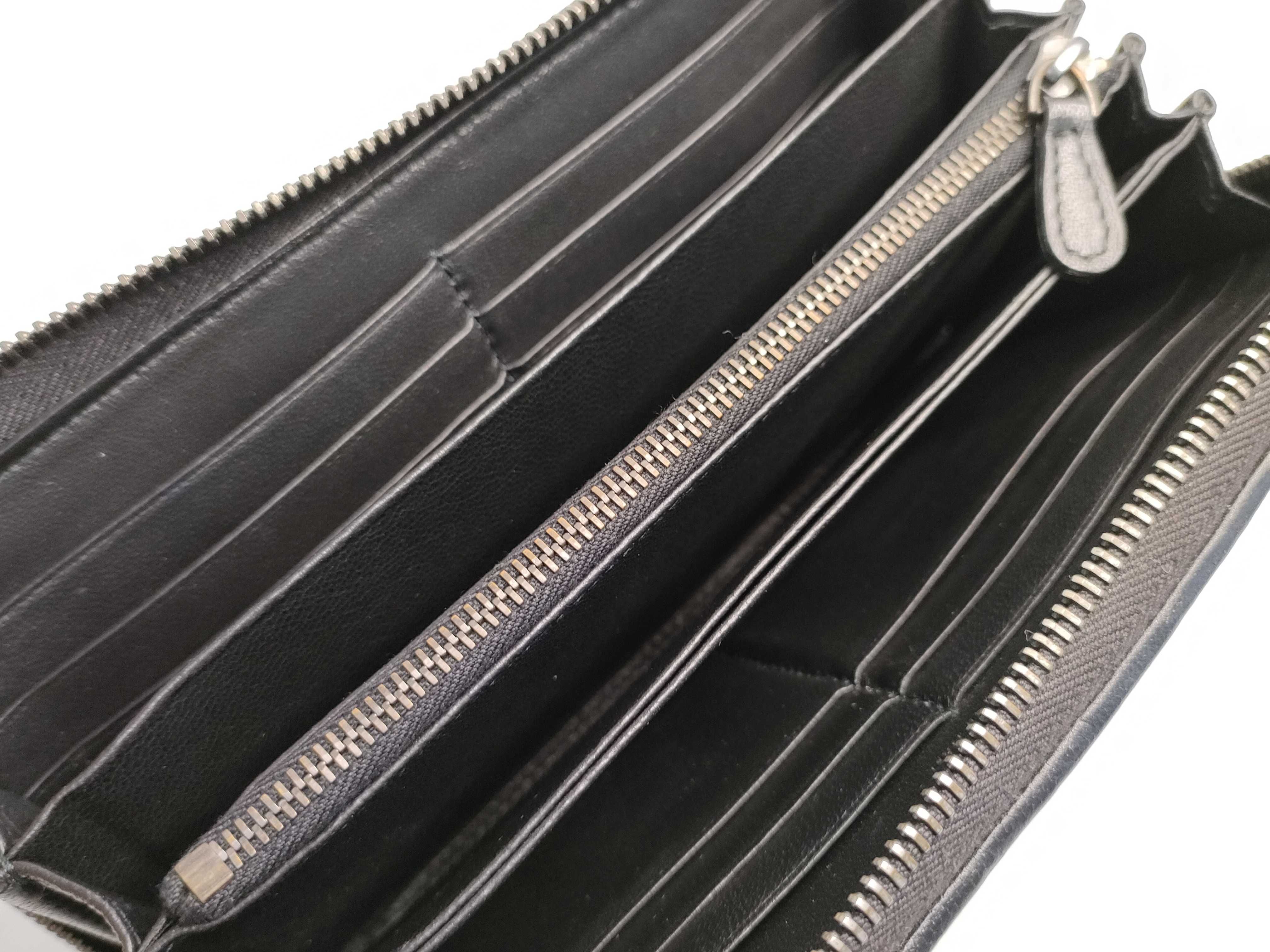 Intrecciato Round Zipper Long Wallet 114076 — view 9