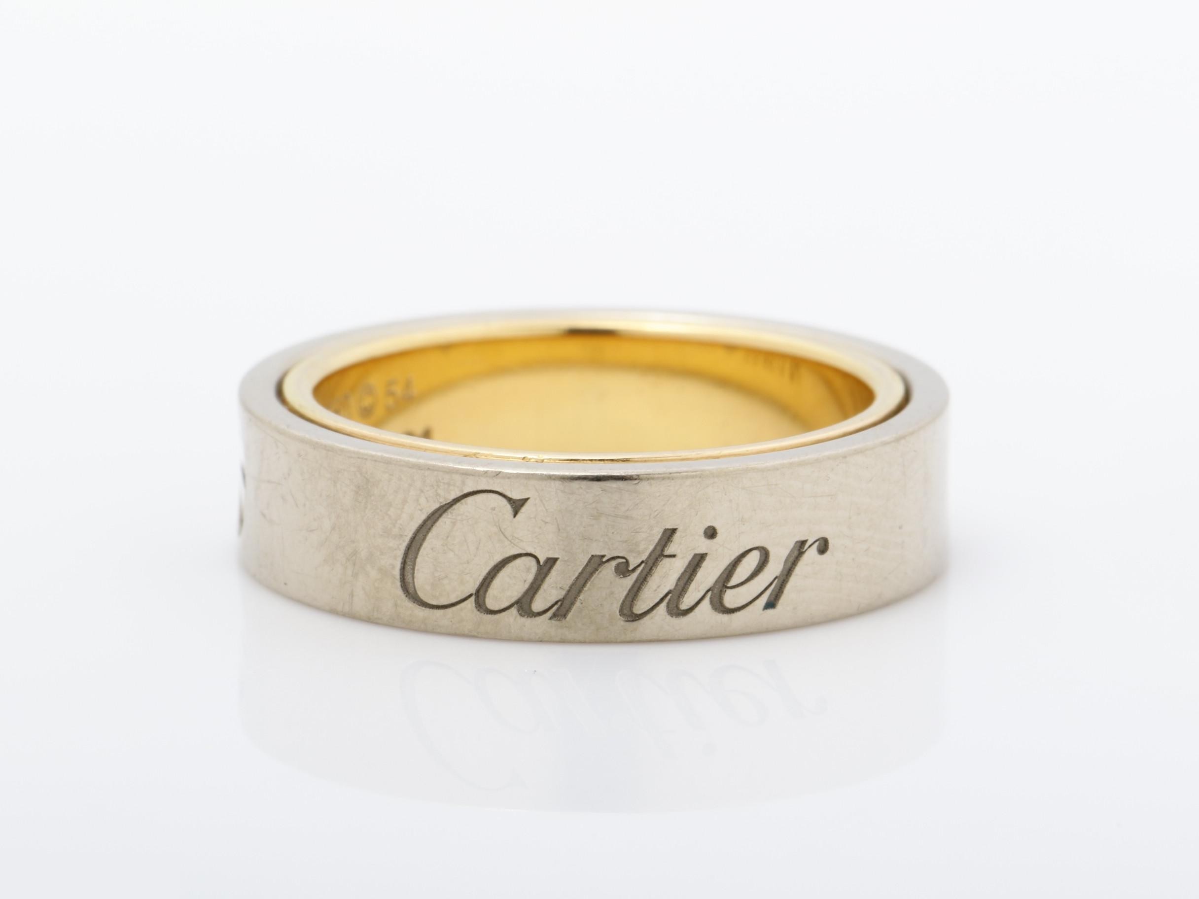Secret Love (Precious Metal) Ring, 750WG/PG, 11.3g, Size #54