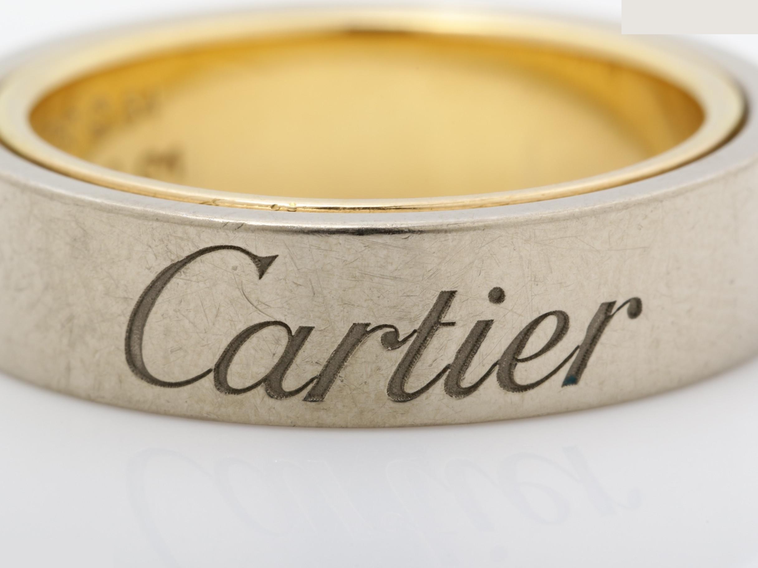 Secret Love (Precious Metal) Ring, 750WG/PG, 11.3g, Size #54 — view 3