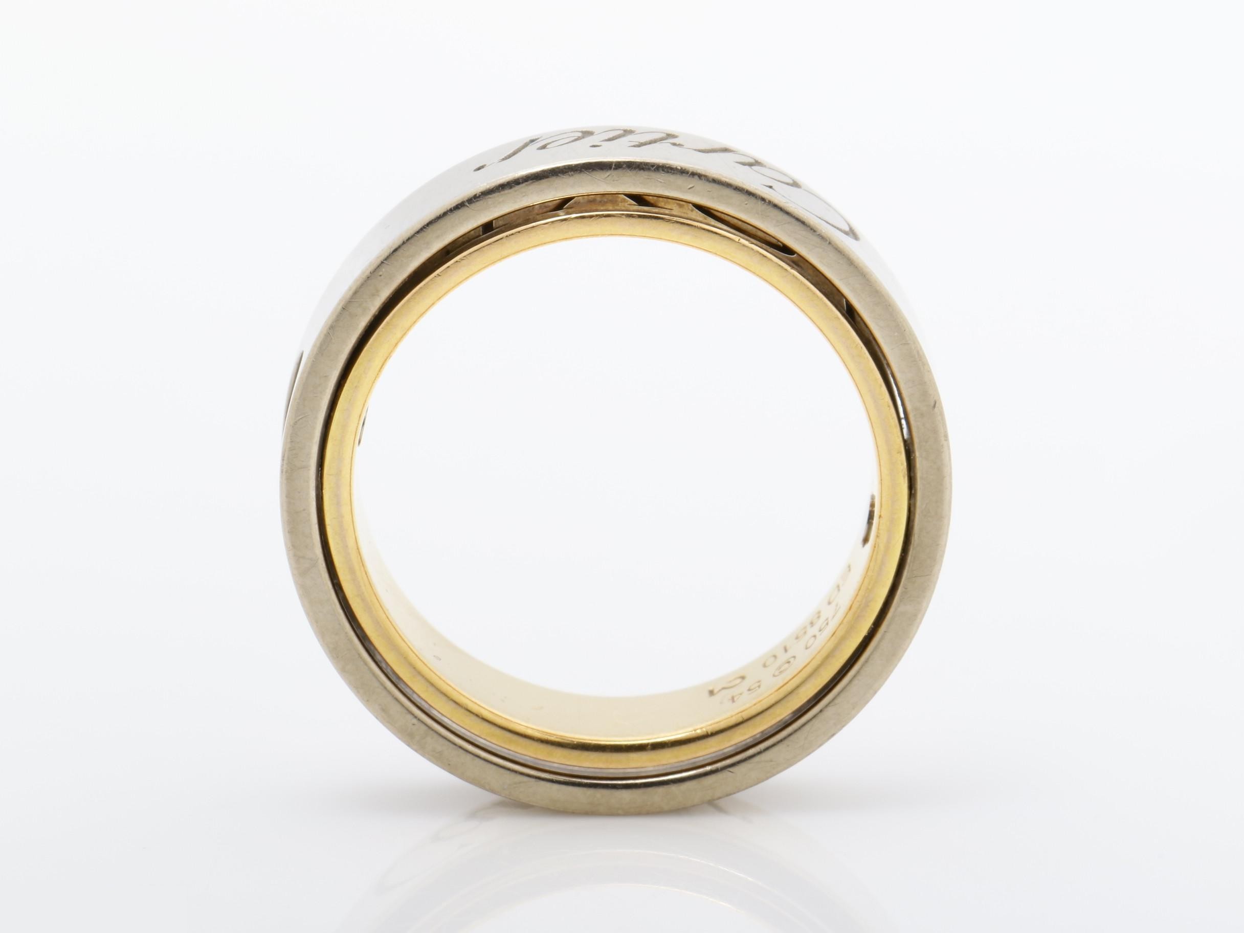 Secret Love (Precious Metal) Ring, 750WG/PG, 11.3g, Size #54 — view 6