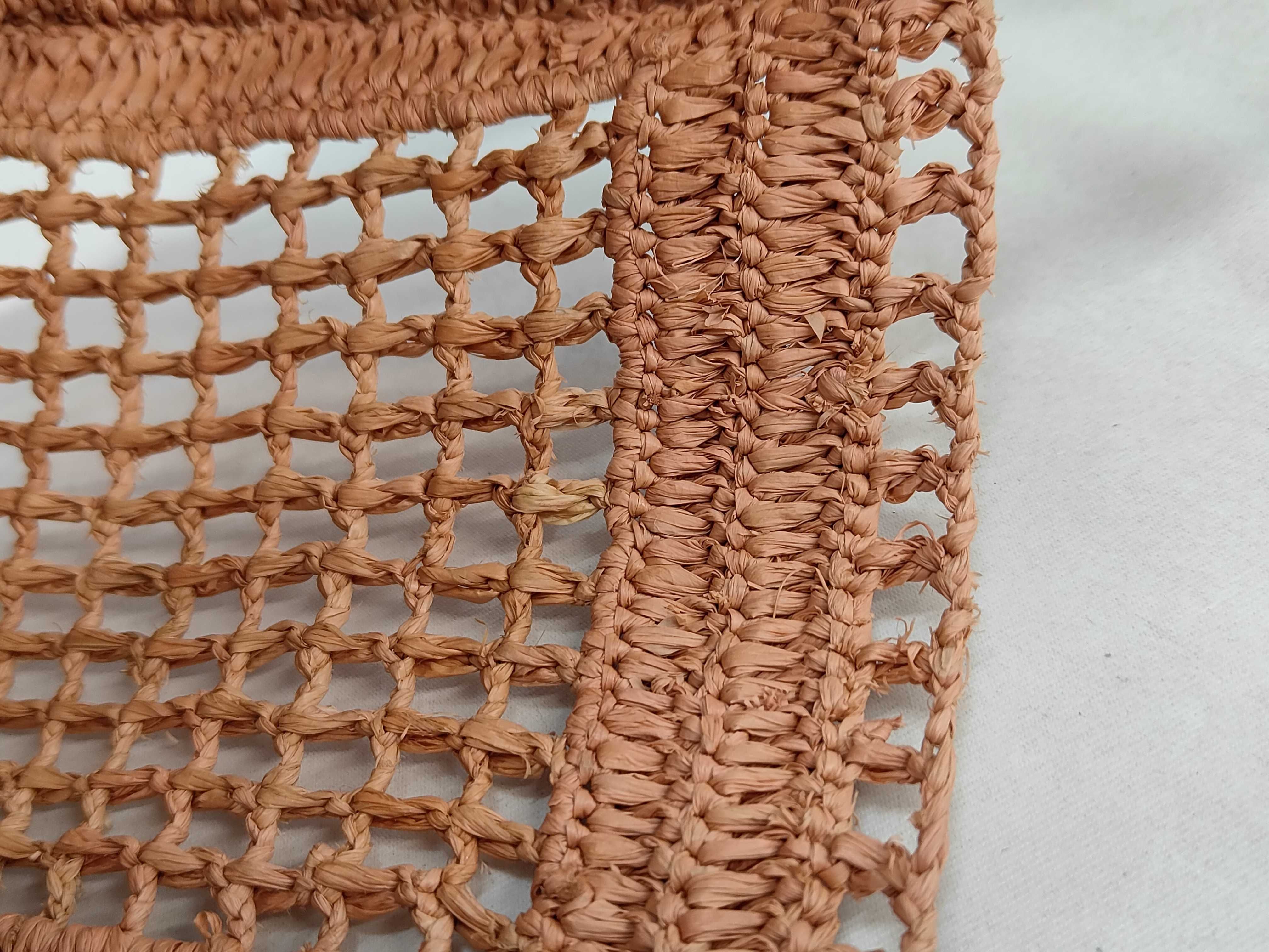 Raffia Summer Banana East West Tote Bag — view 11