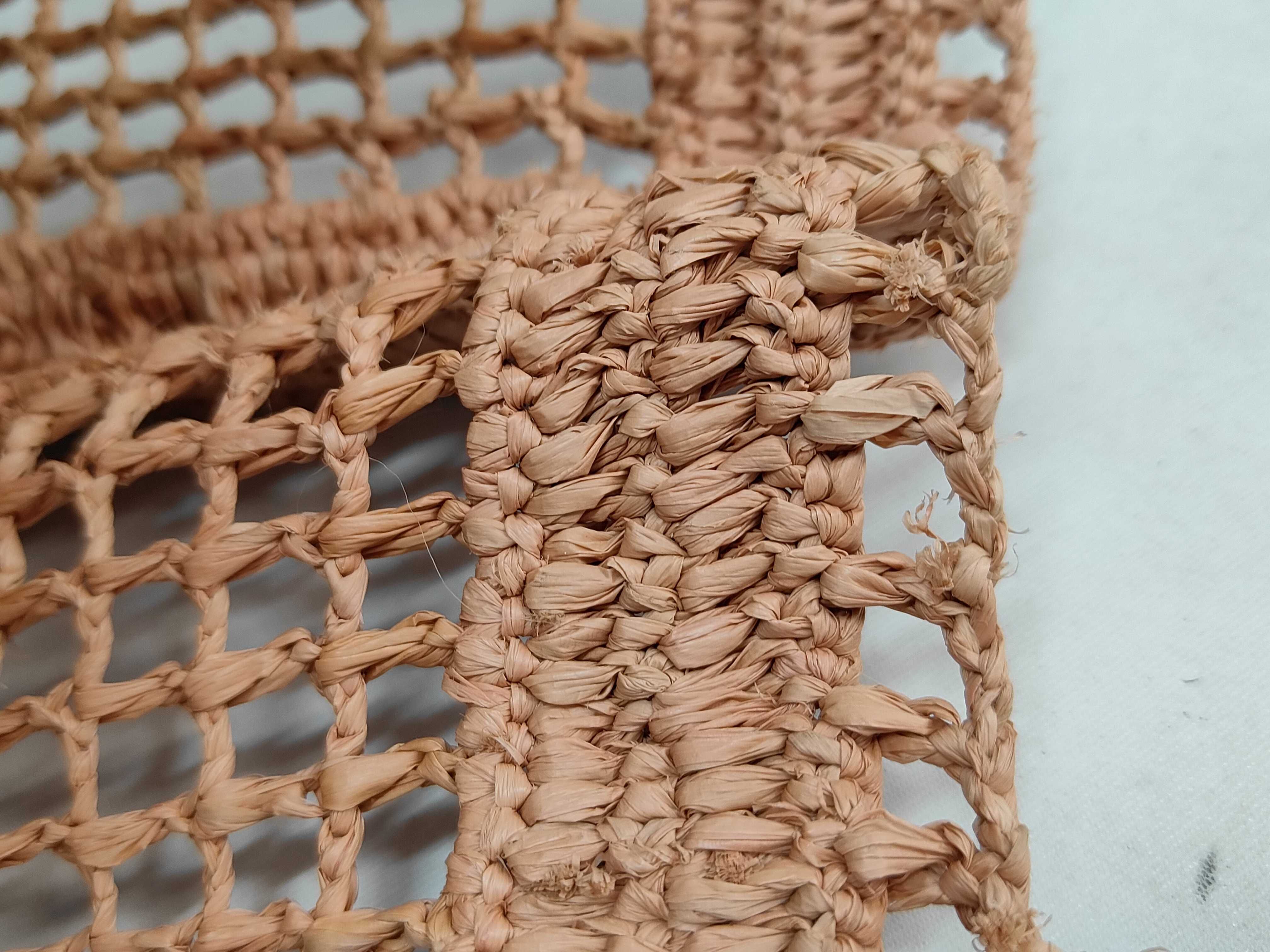 Raffia Summer Banana East West Tote Bag — view 12