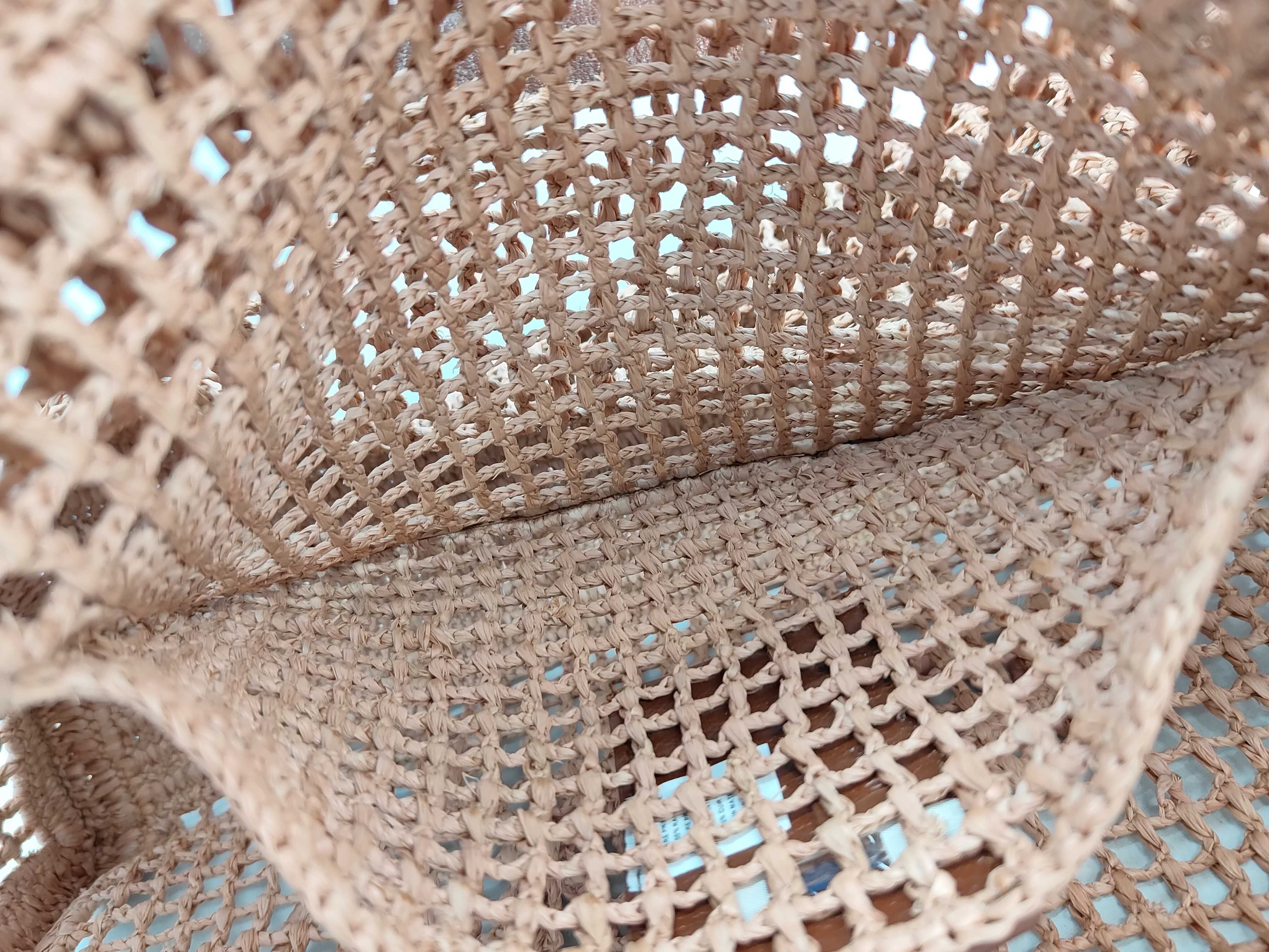Raffia Summer Banana East West Tote Bag — view 13
