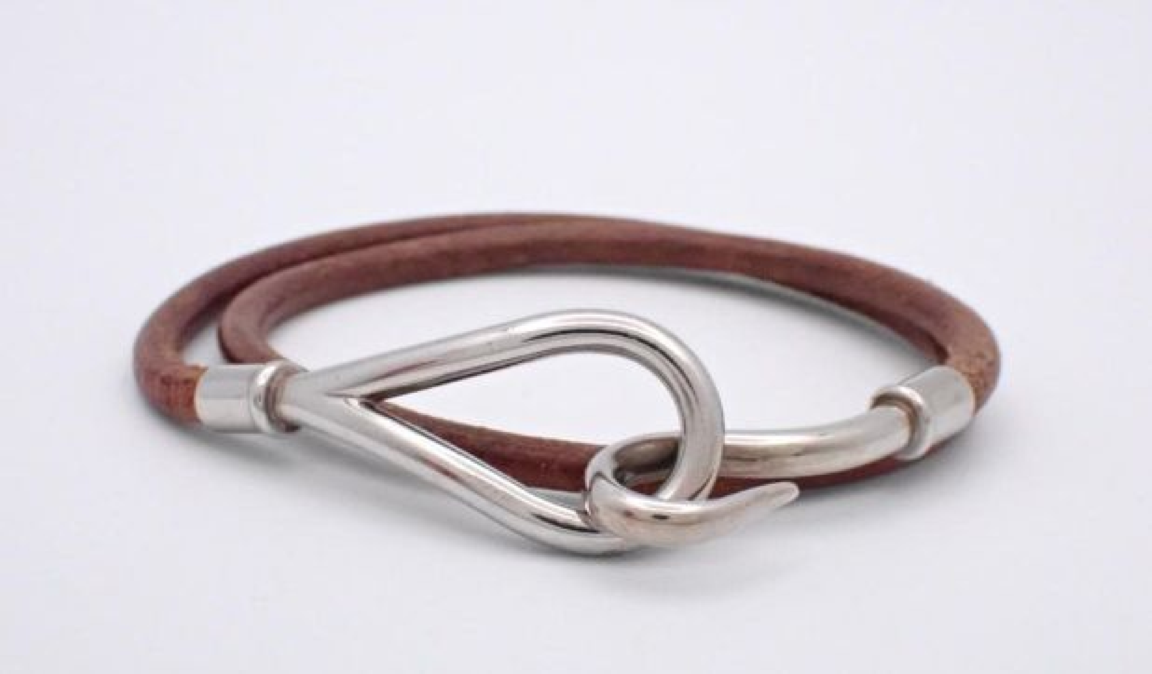 Leather Bracelet, Jumbo Bracelet, Wrist Circumference Approx. 17cm, Bracelet/Bangle