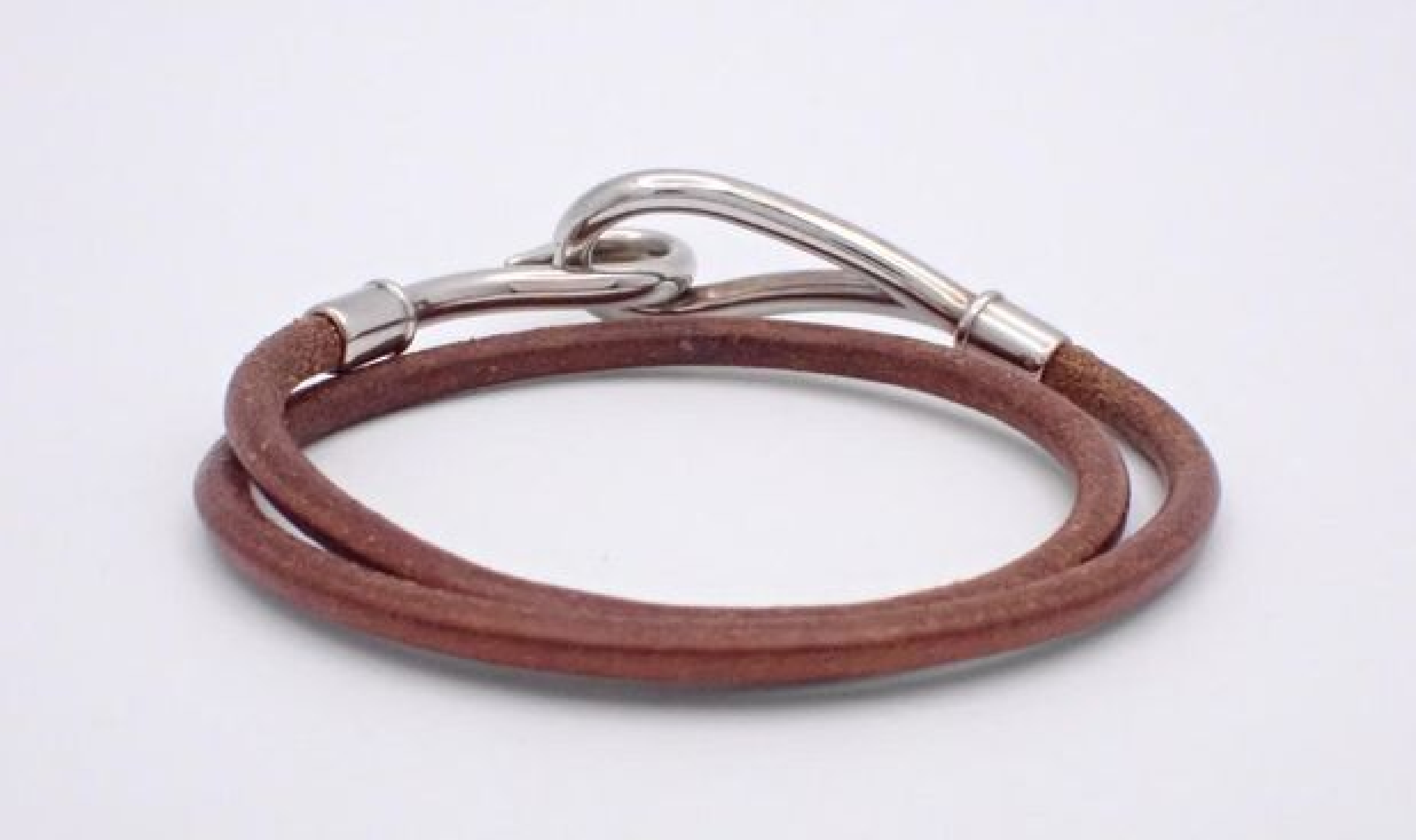 Leather Bracelet, Jumbo Bracelet, Wrist Circumference Approx. 17cm, Bracelet/Bangle — view 2