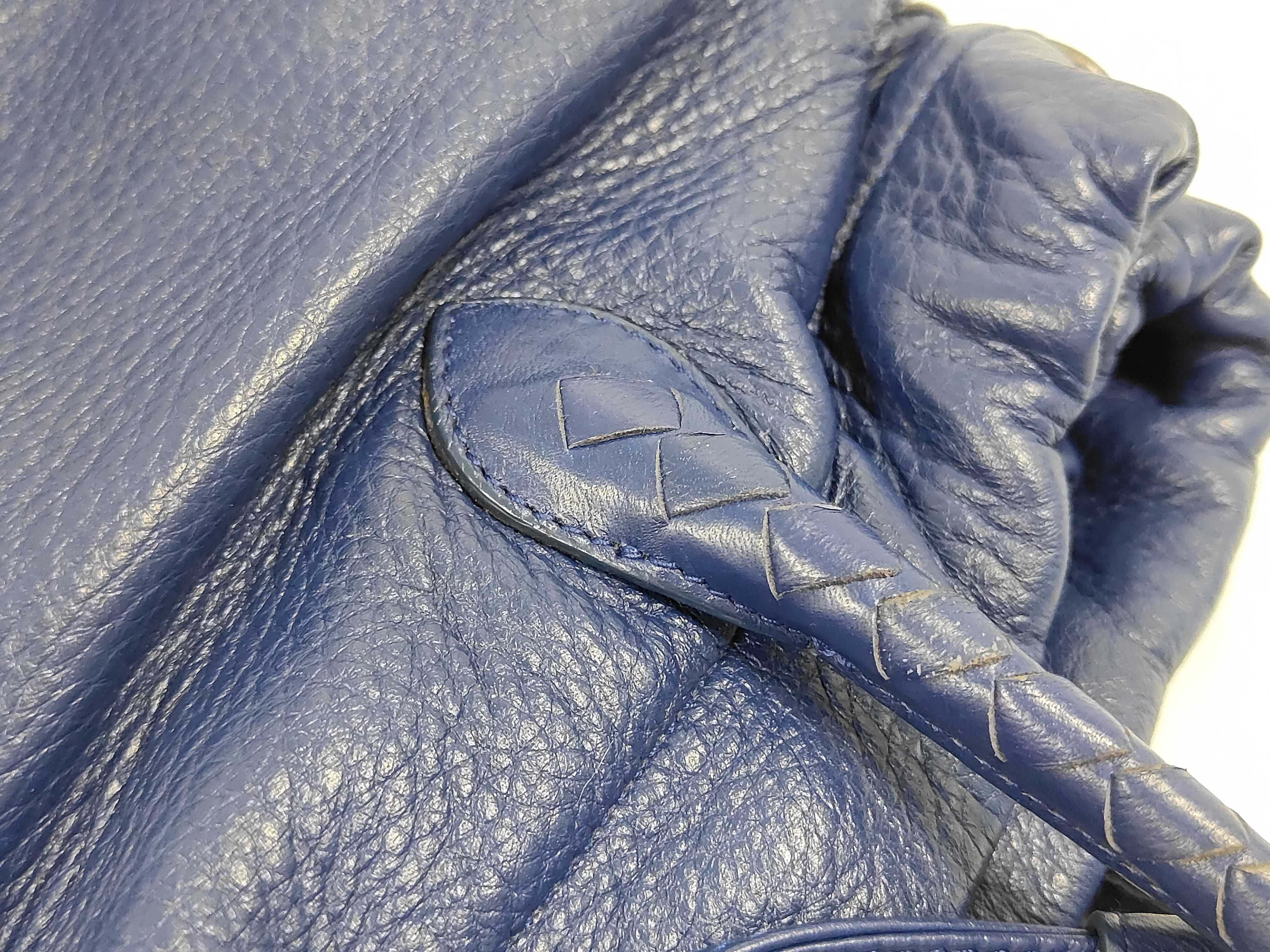 Leather Intrecciato Handbag — view 6