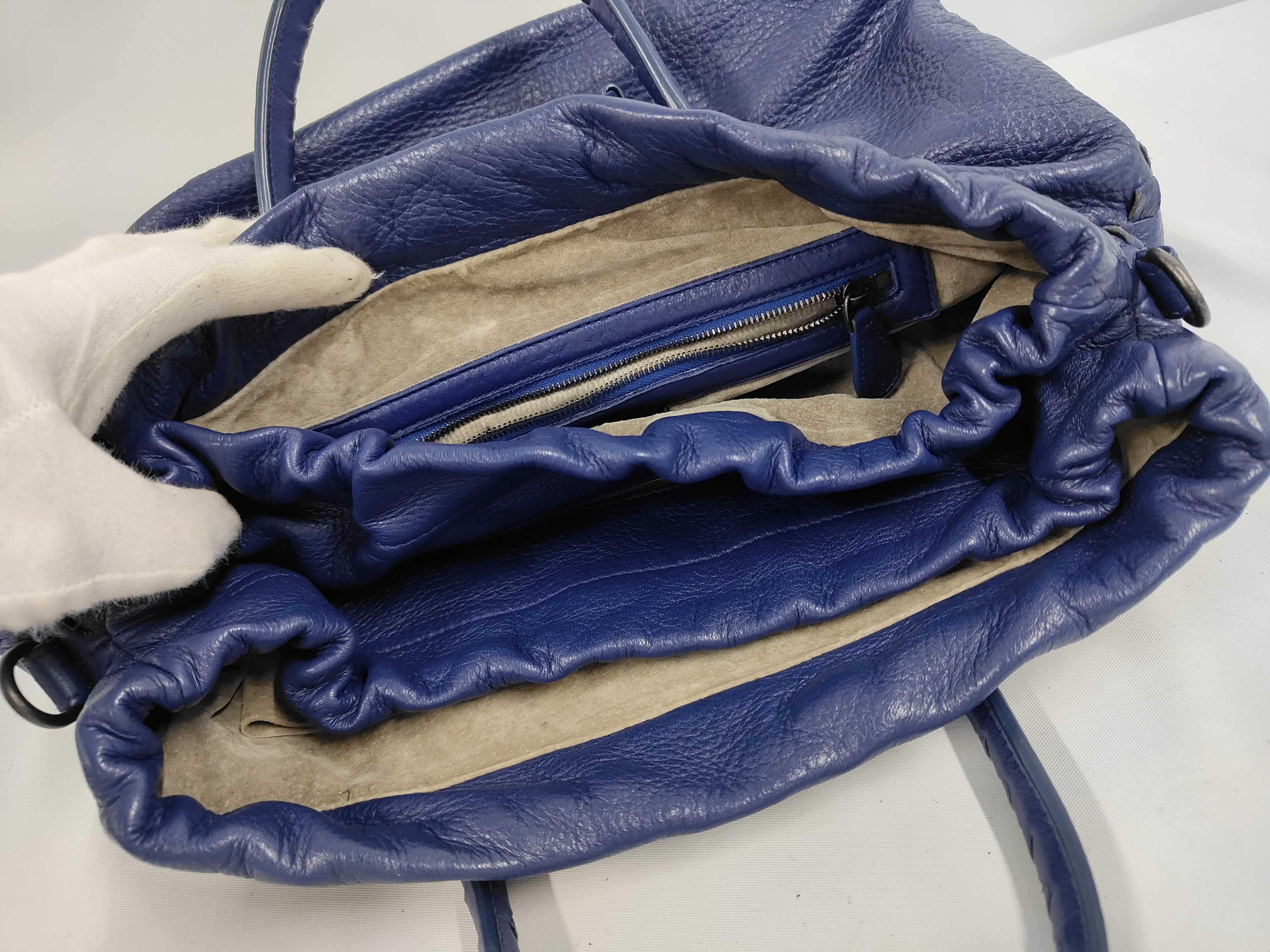 Leather Intrecciato Handbag — view 7