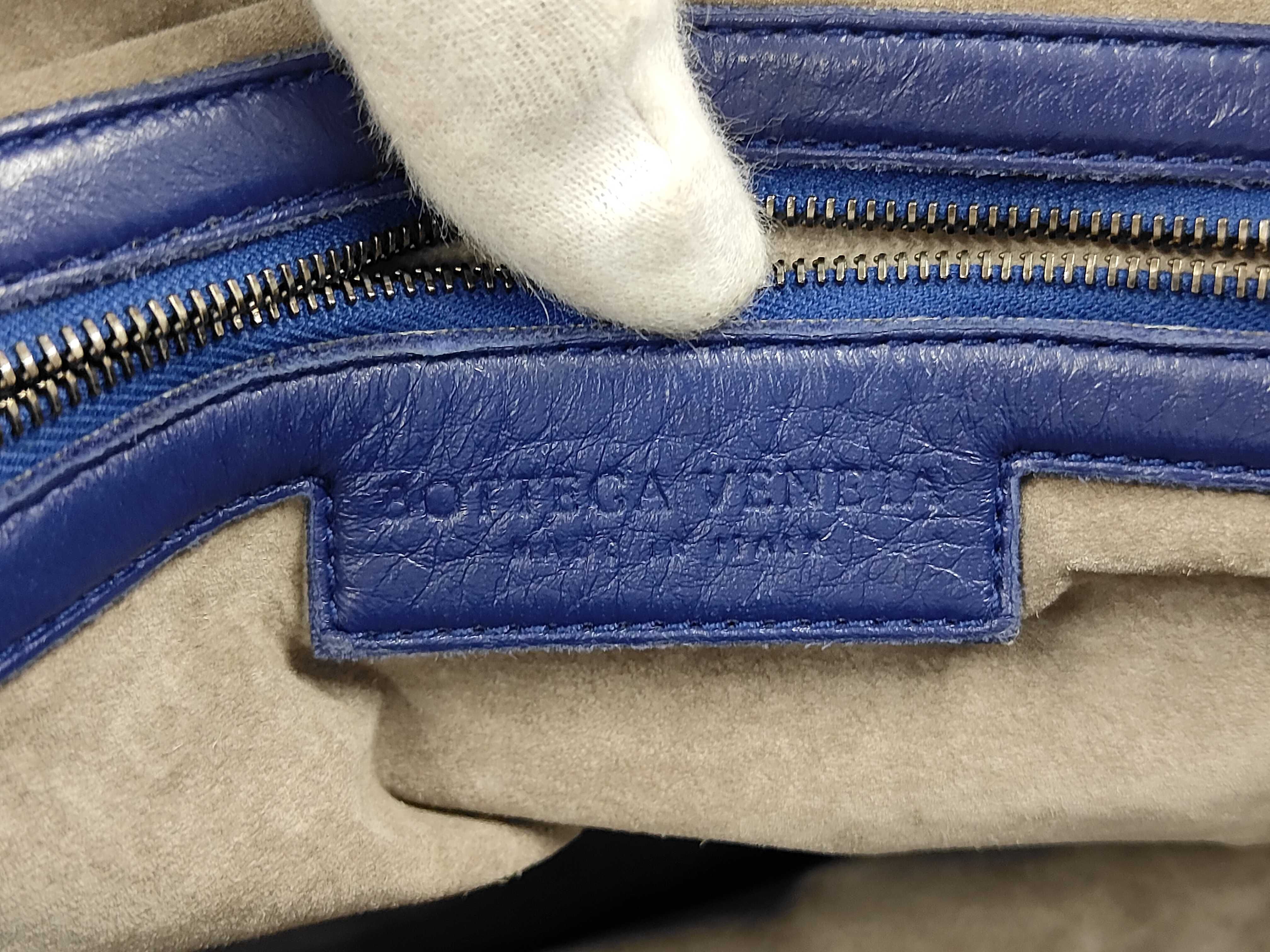 Leather Intrecciato Handbag — view 9