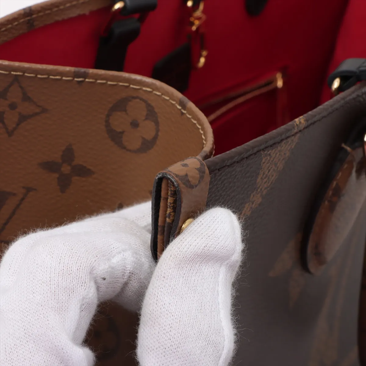 Giant Monogram Reverse On the Go MM M45321 Brown RFID reaction available — view 14