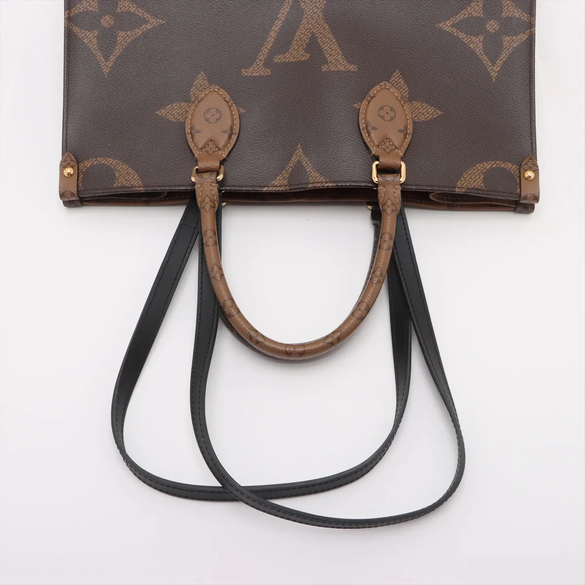 Giant Monogram Reverse On the Go MM M45321 Brown RFID reaction available — view 5