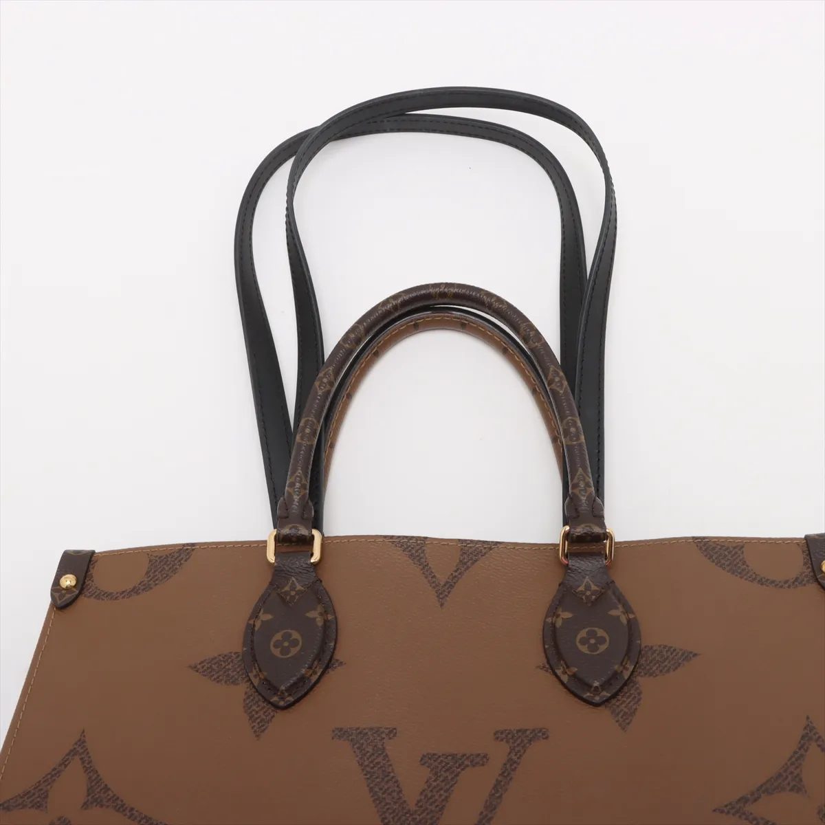 Giant Monogram Reverse On the Go MM M45321 Brown RFID reaction available — view 6