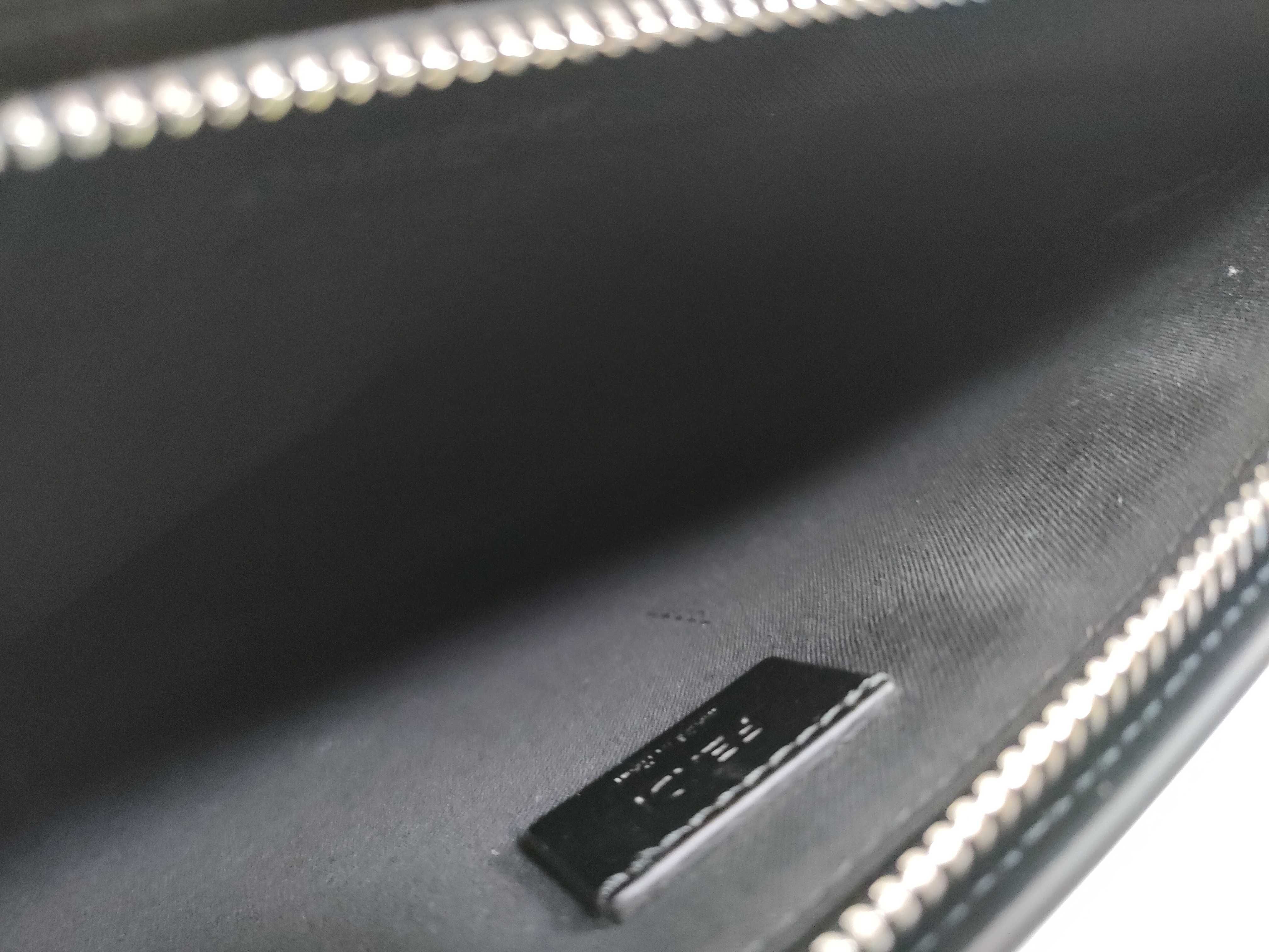 Zucca pattern clutch bag, black clutch bag. — view 7