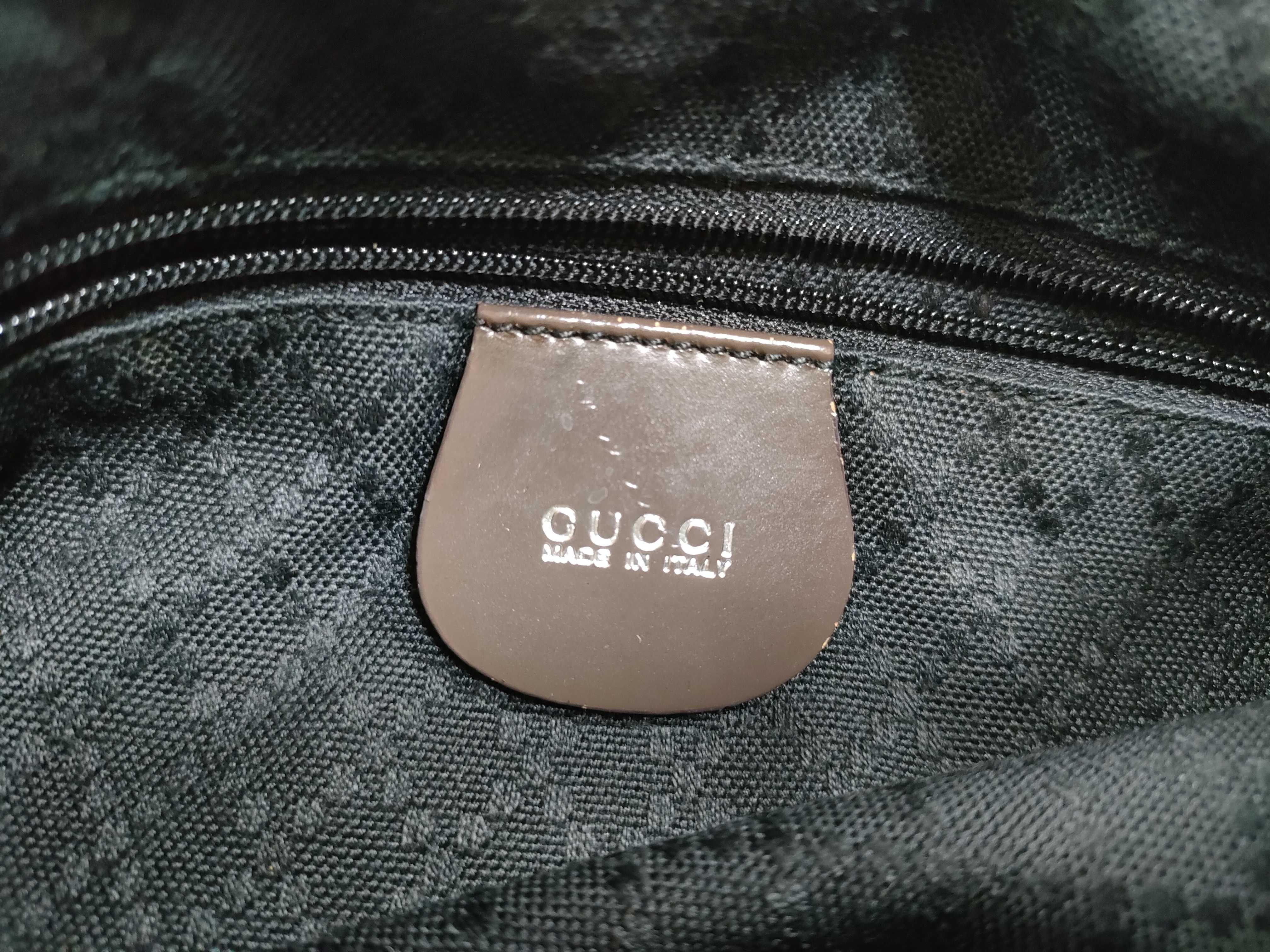 Bamboo [S] 836 Gucci Bamboo One-Shoulder Bag (Nylon) Shoulder Bag — view 11
