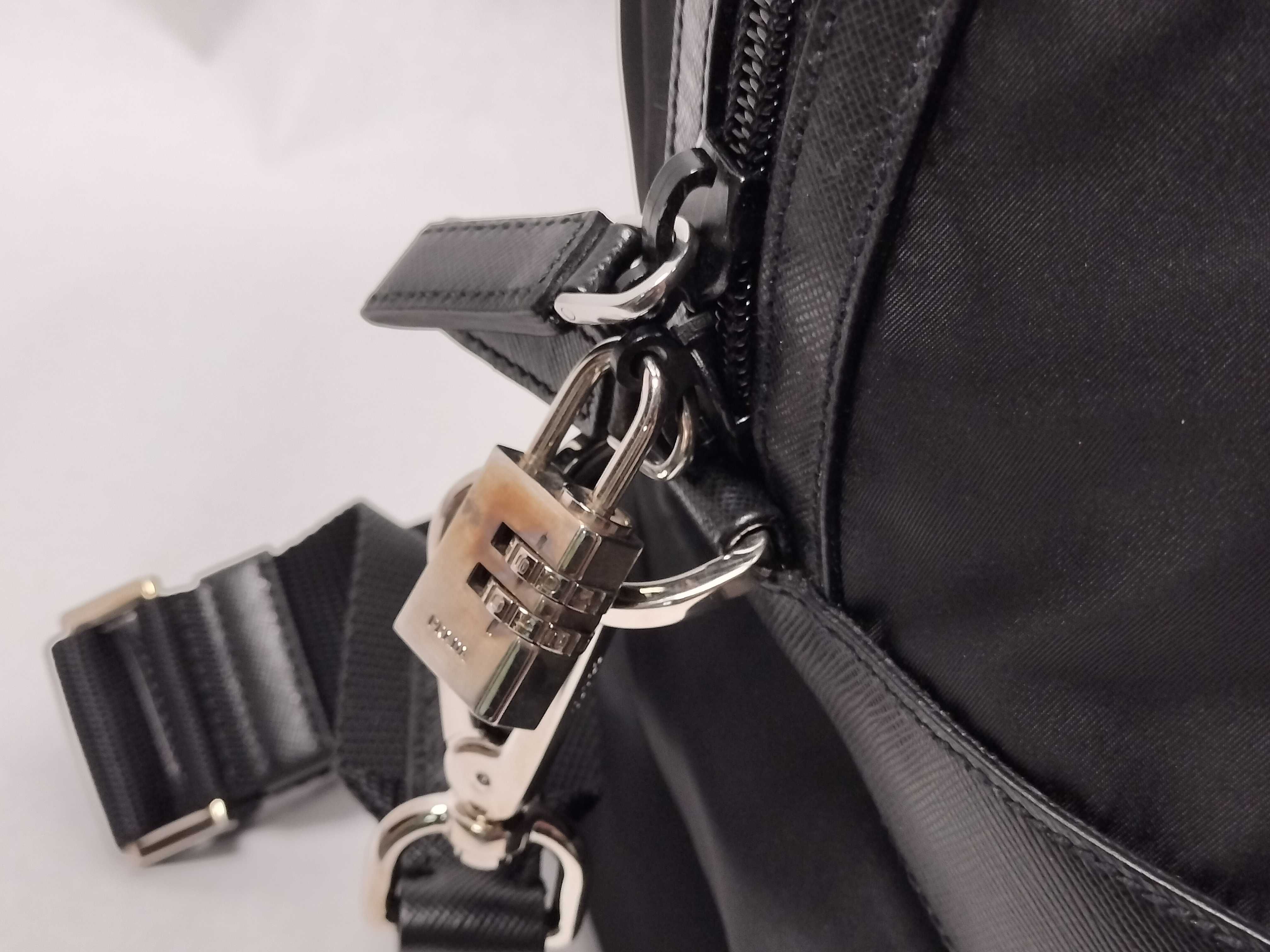 Nylon Prada Tessuto 2-Way Boston Bag — view 9