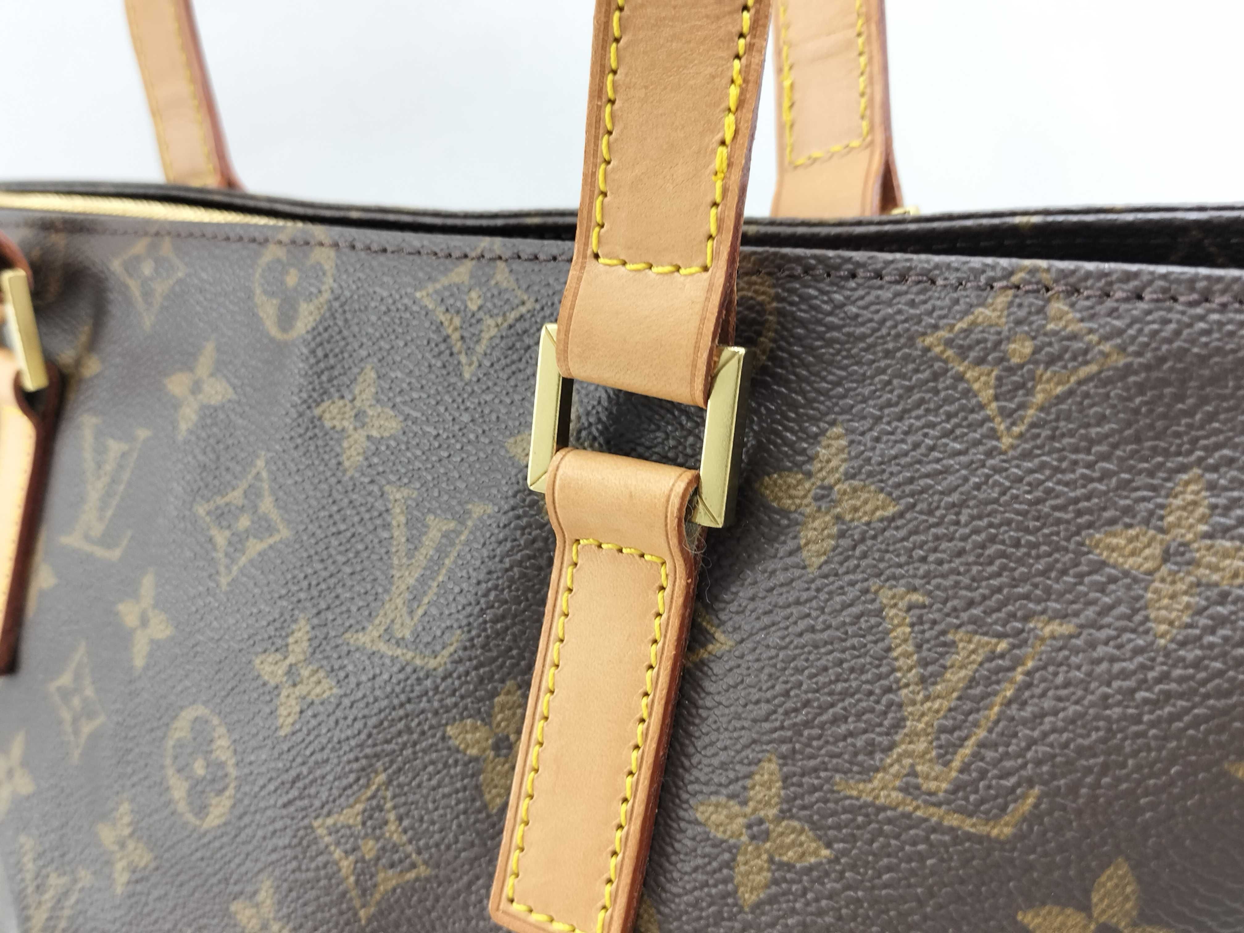 Monogram Vuitton Cabas Mezzo Tote Bag — view 3