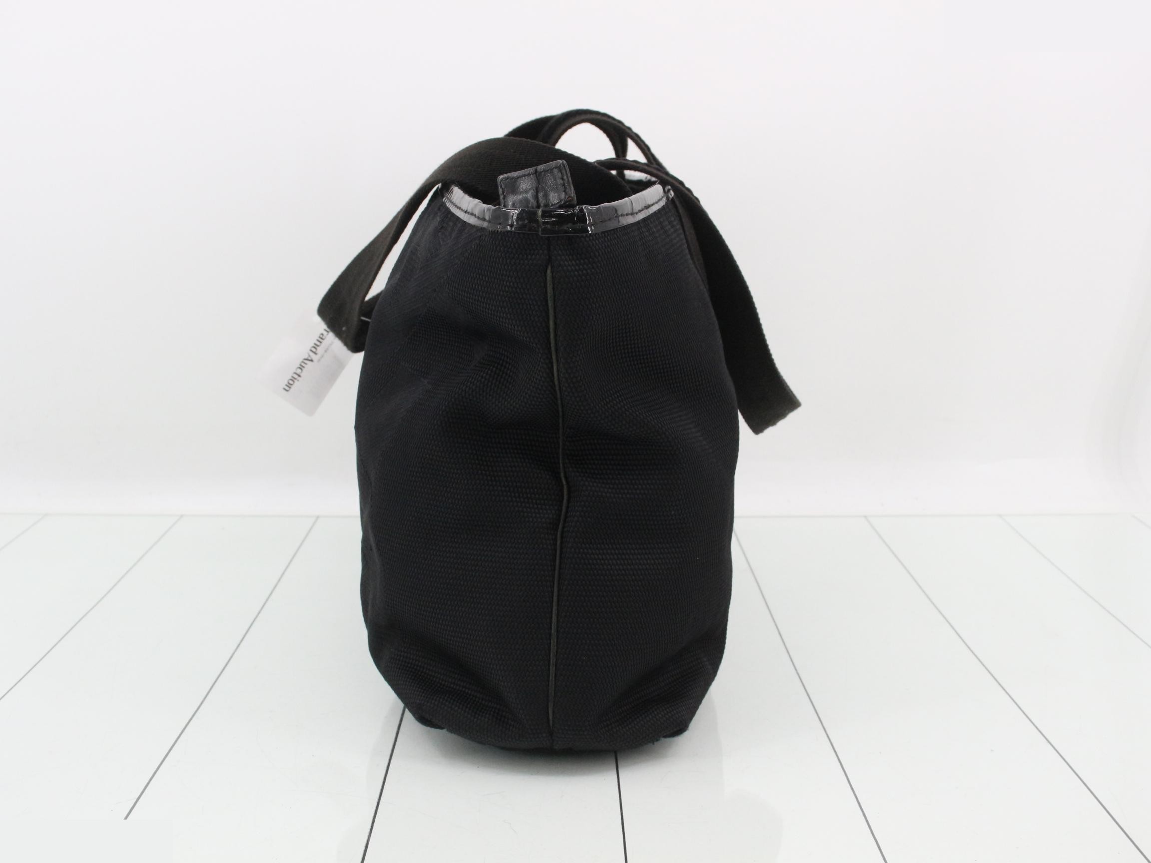 Canvas bag/tote bag, black — view 3