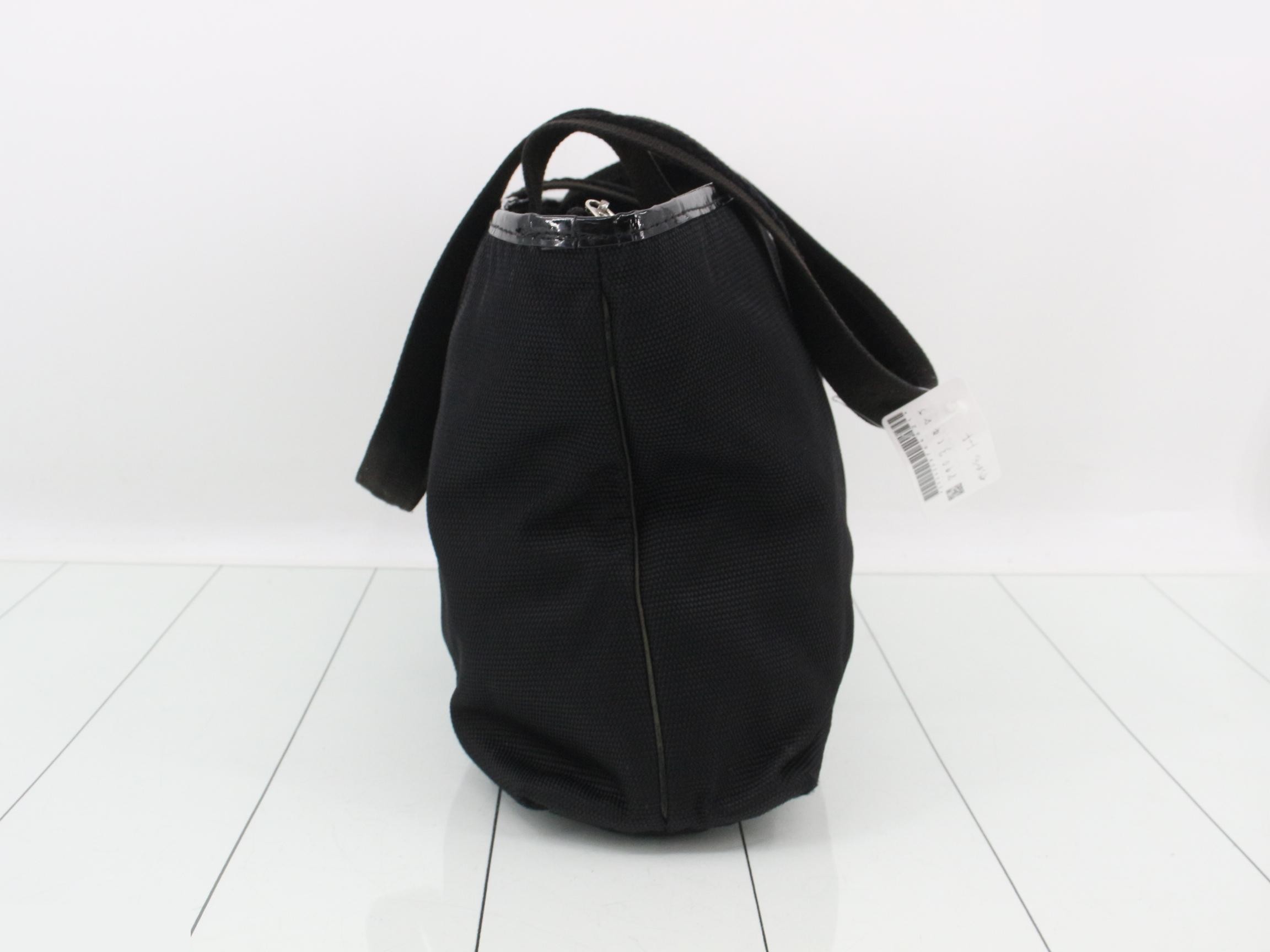 Canvas bag/tote bag, black — view 4